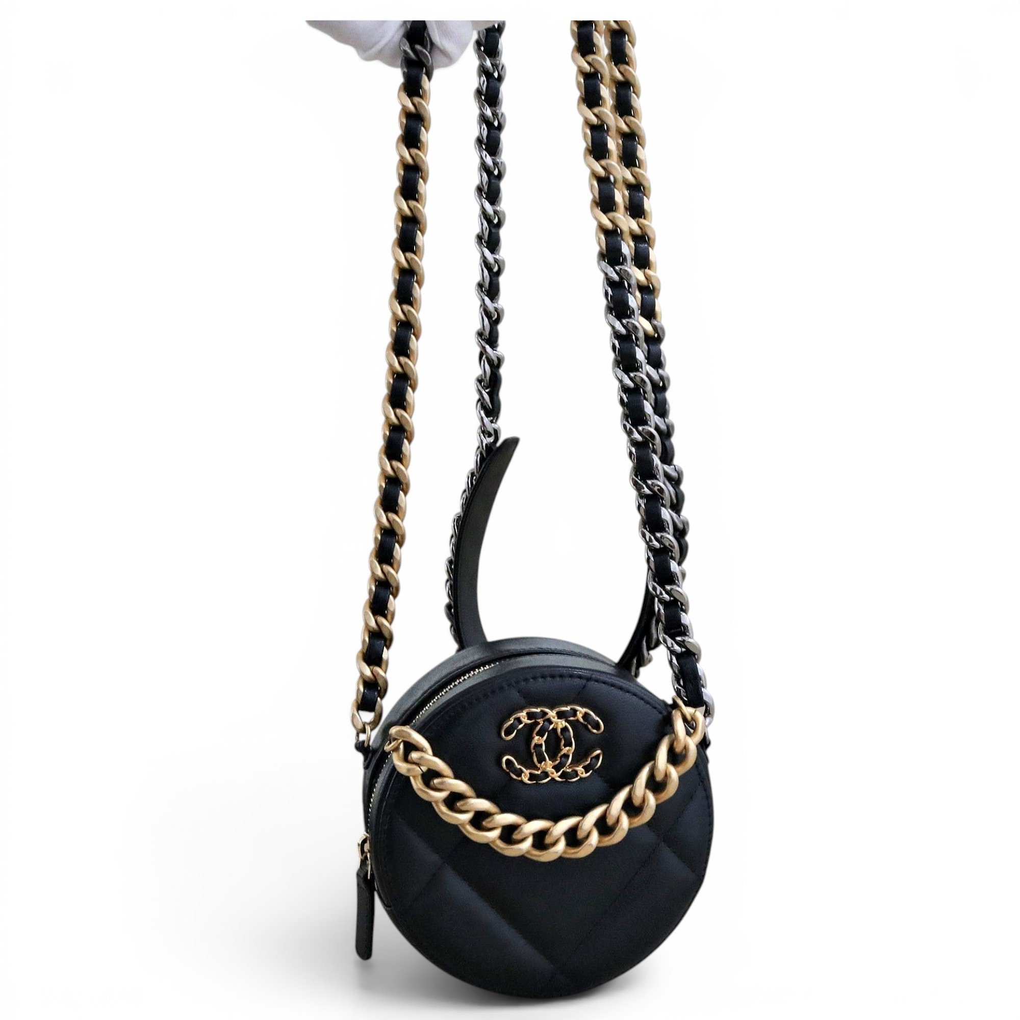 Leather mini bag