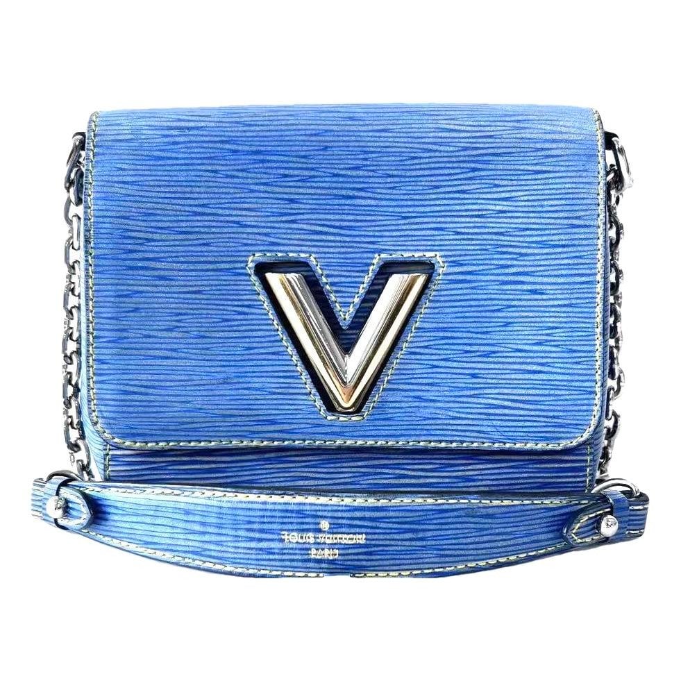 Twist leather handbag