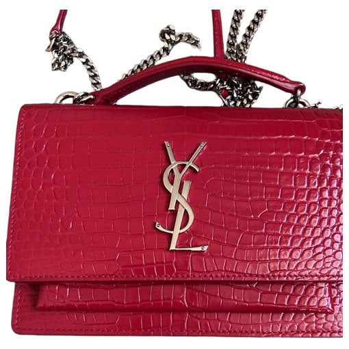 Sunset leather crossbody bag