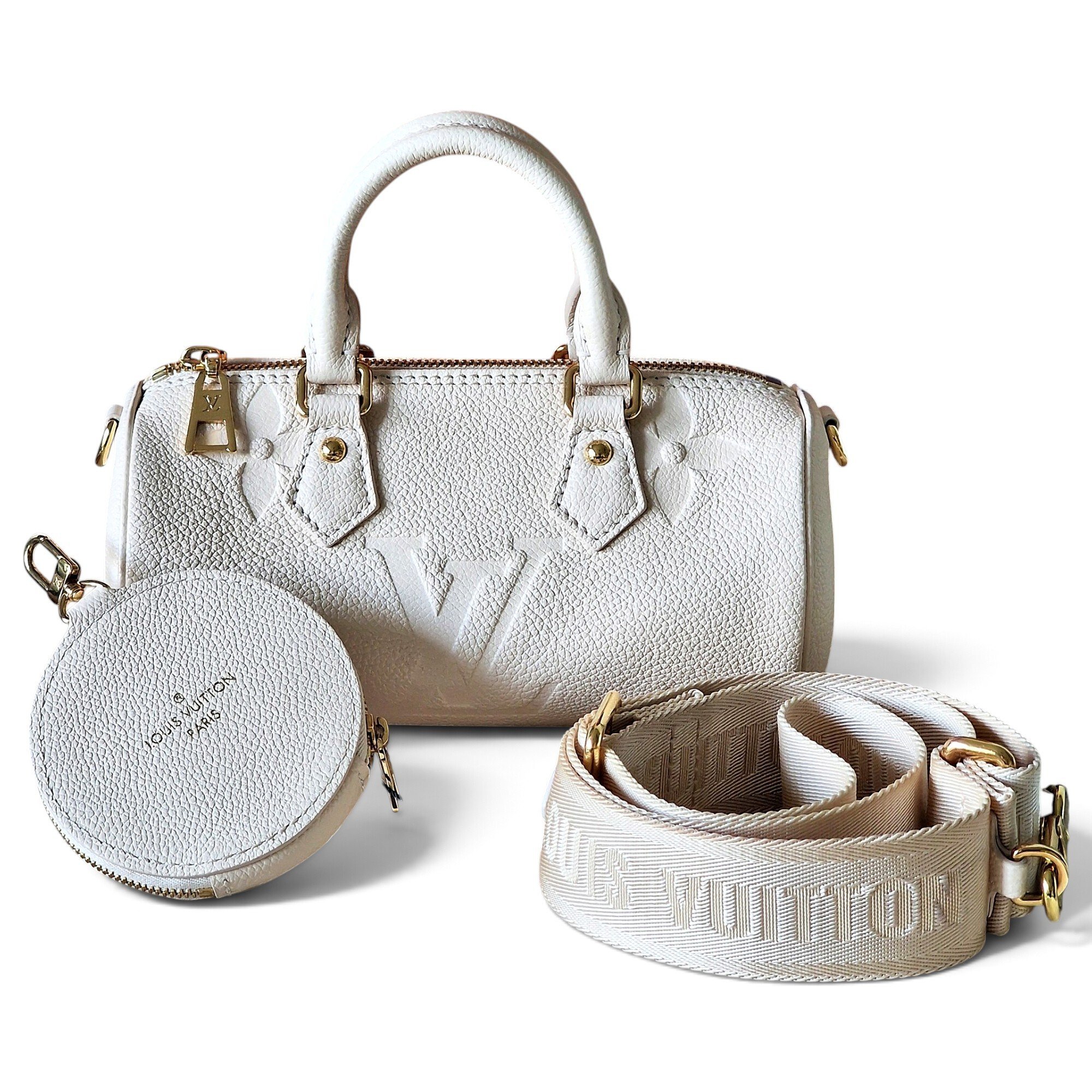 Papillon BB leather crossbody bag