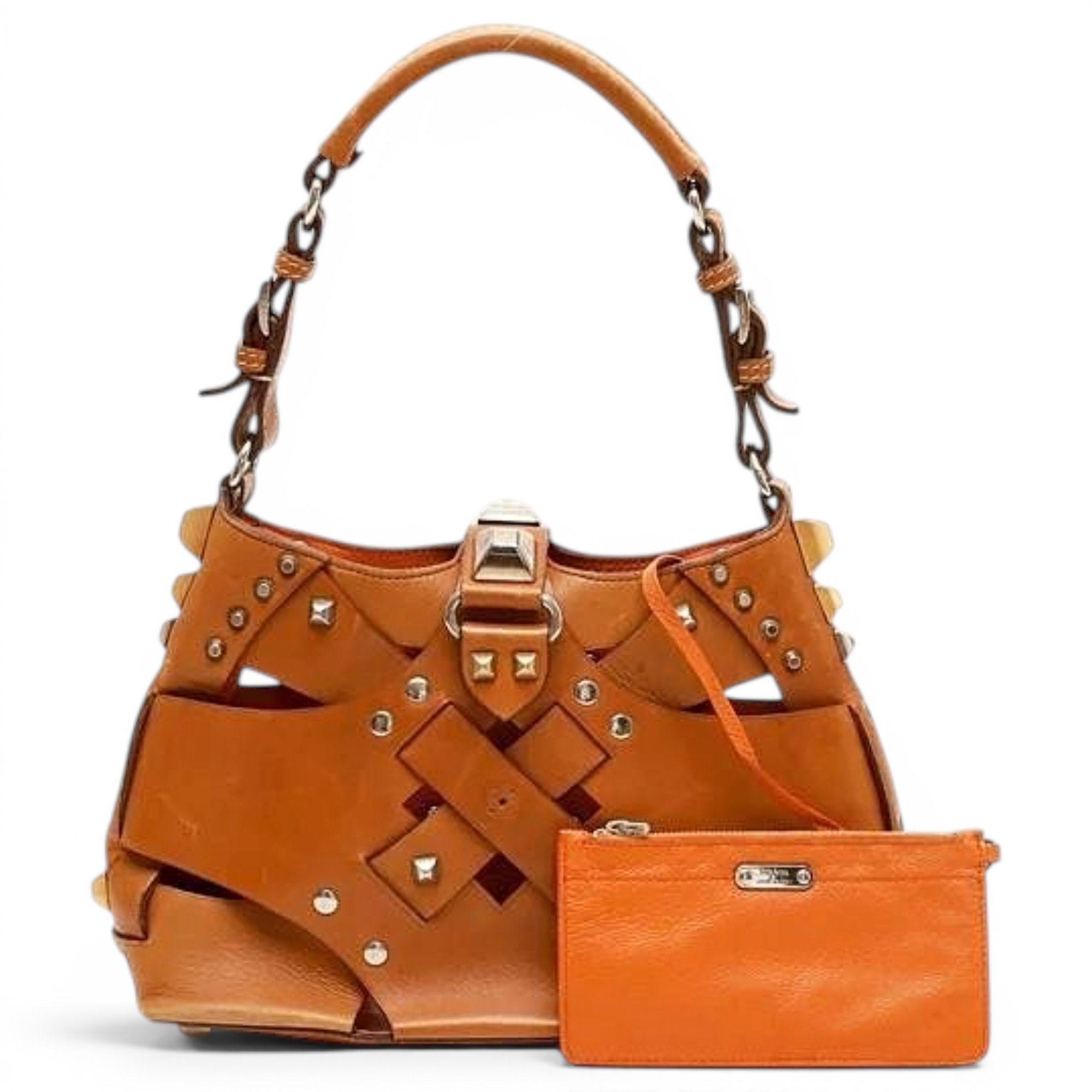 Leather handbag