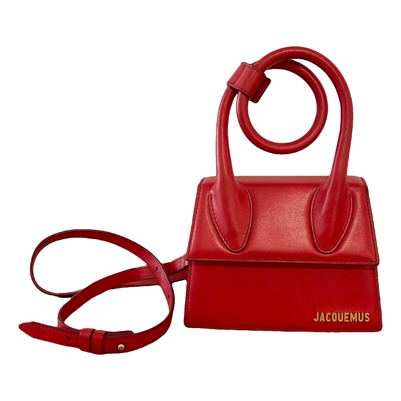 Jacquemus Le Chiquito Noeud leather handbag