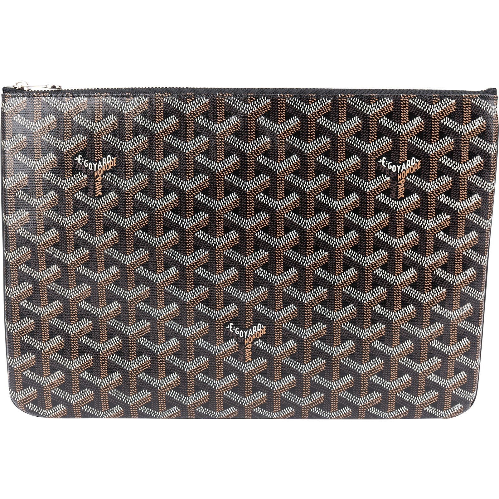 Sénat leather clutch bag