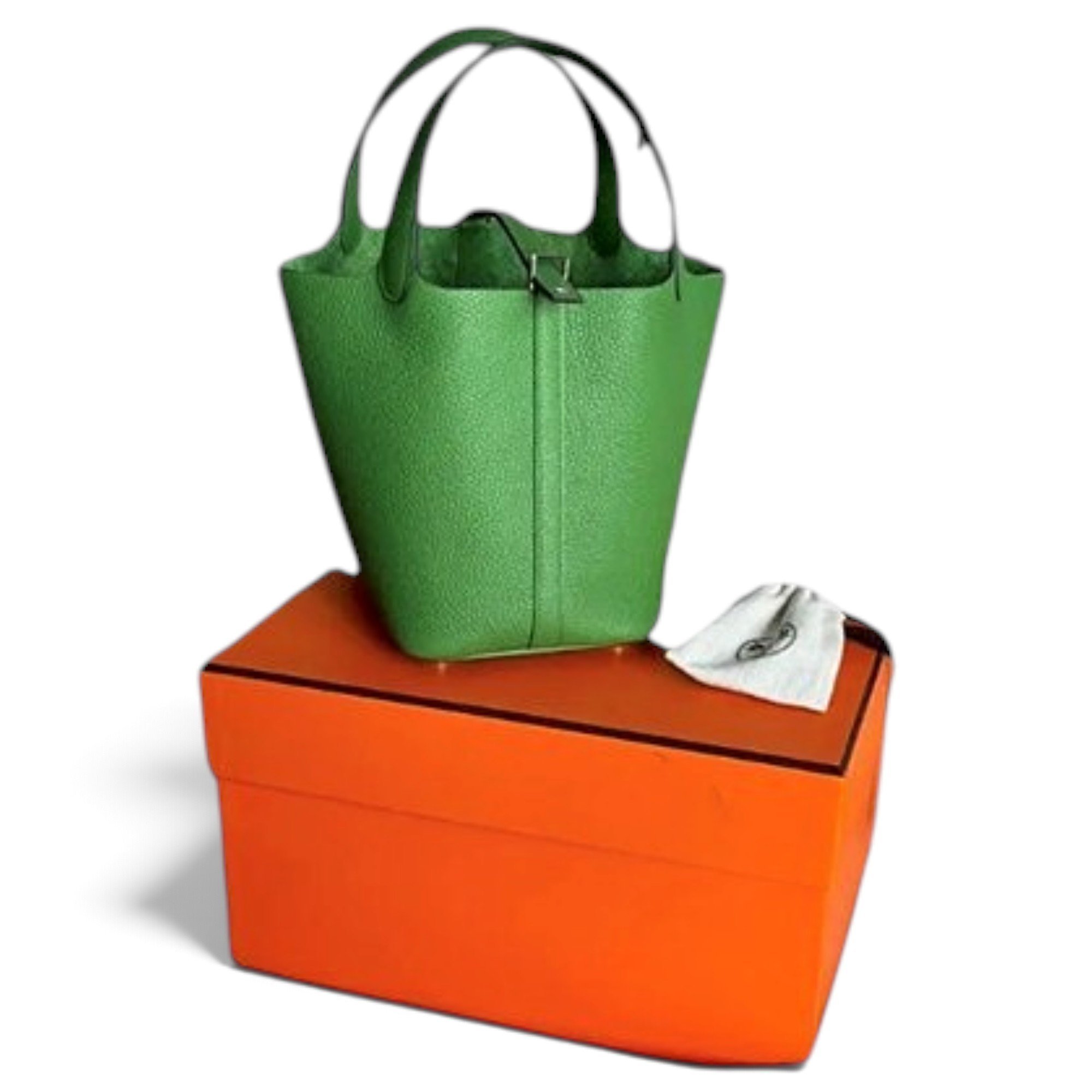 Hermes Picotin leather bag