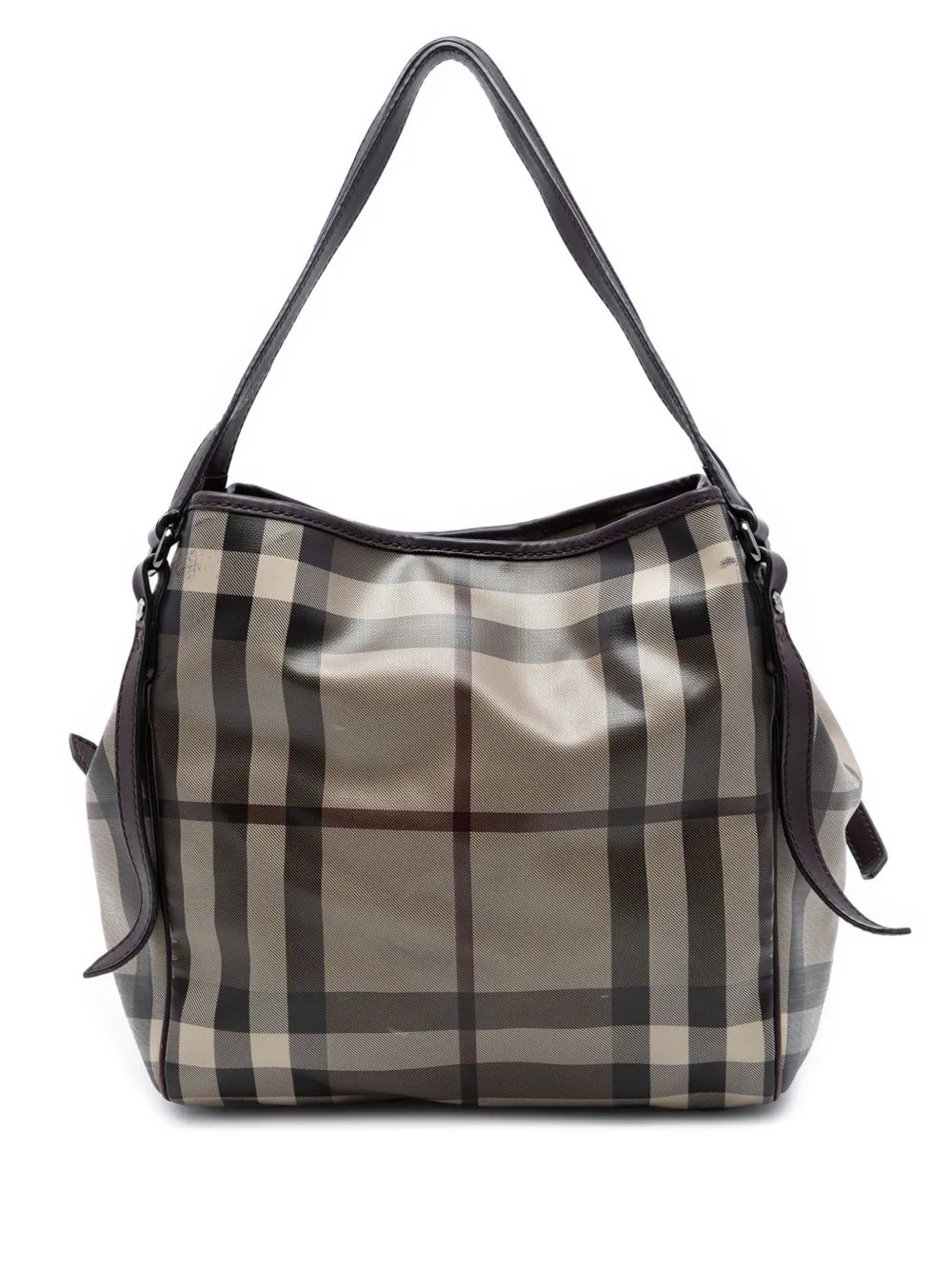 2000-2017 Small Smoke Check Coated Canvas Canterbury tote bag