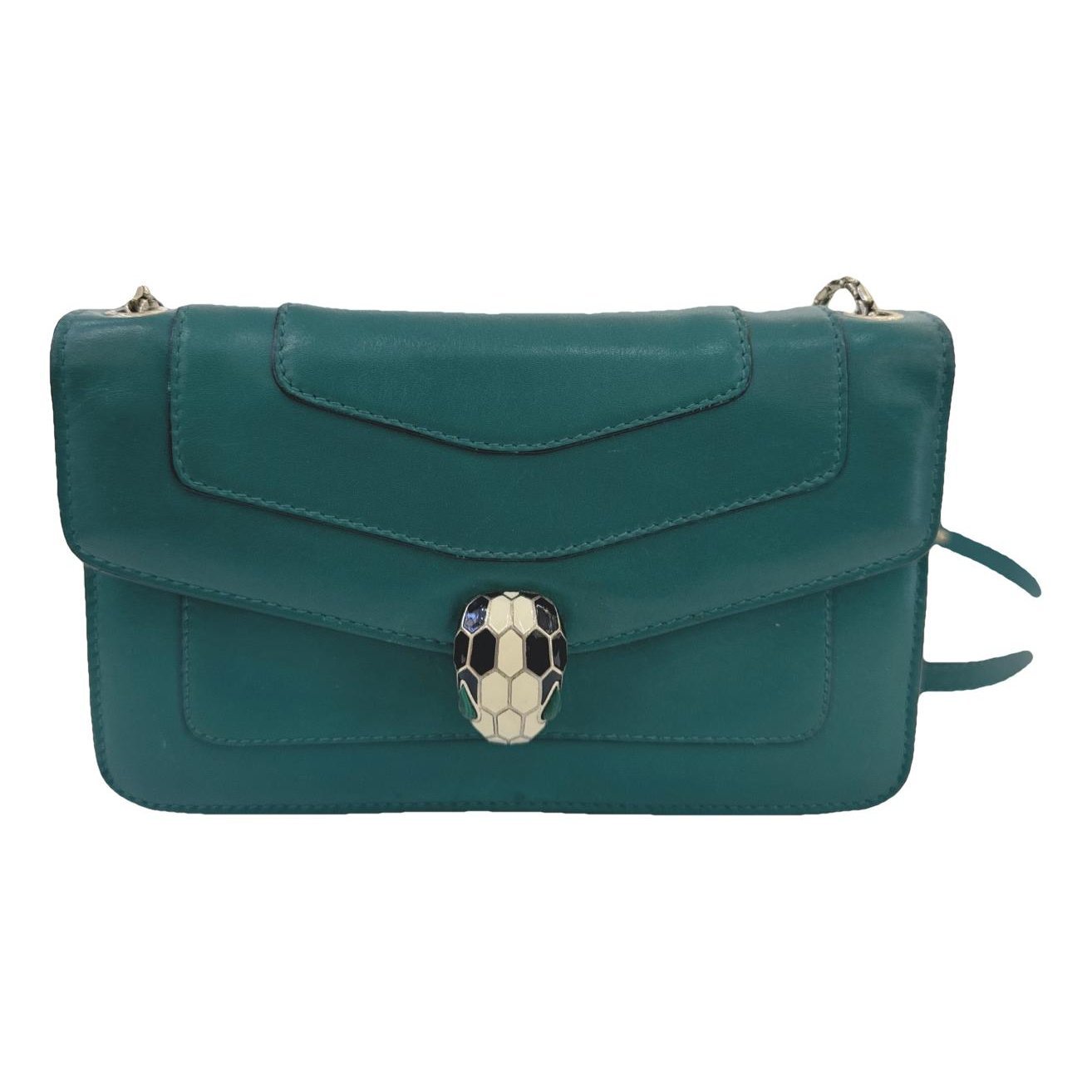 Serpenti leather handbag