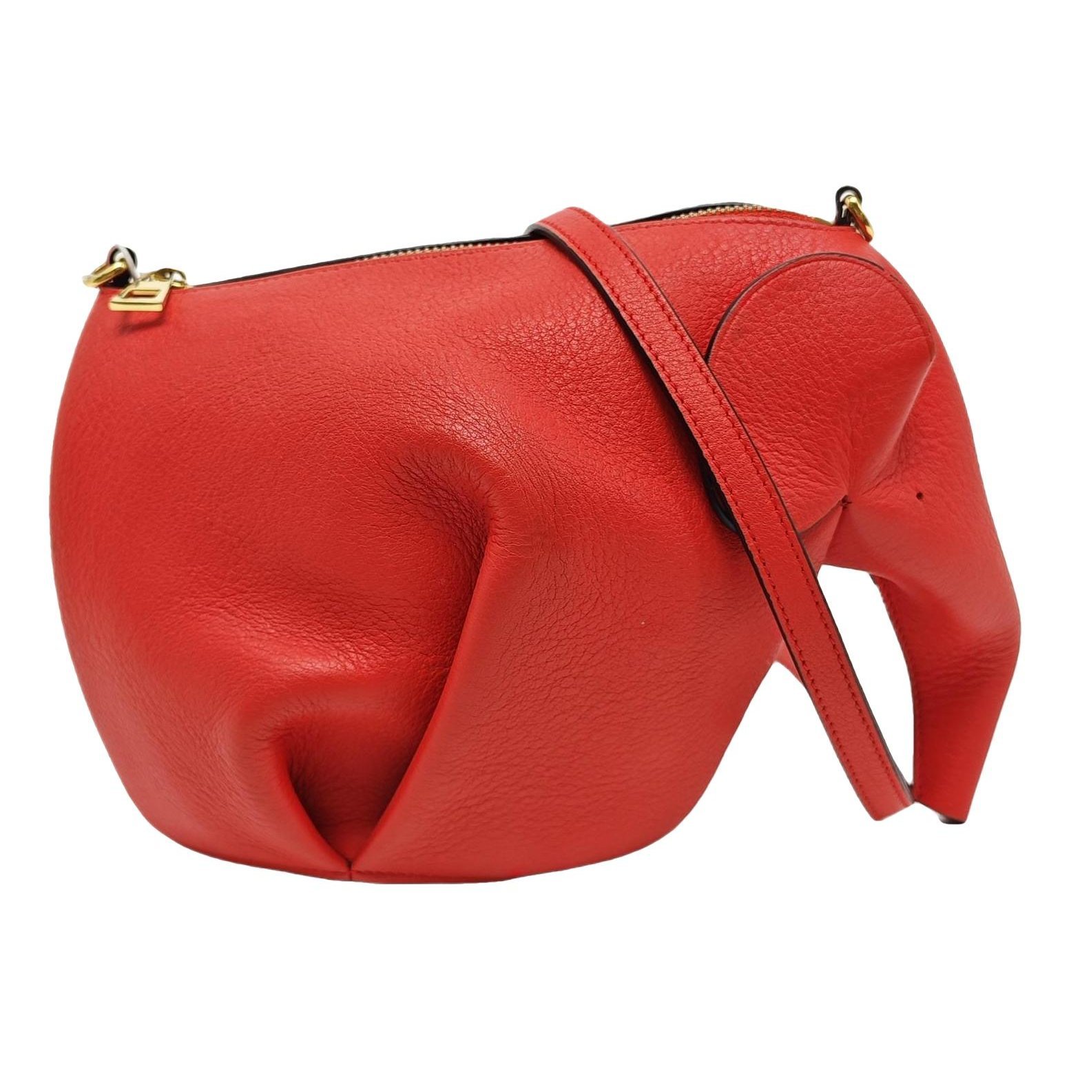 Animals leather crossbody bag