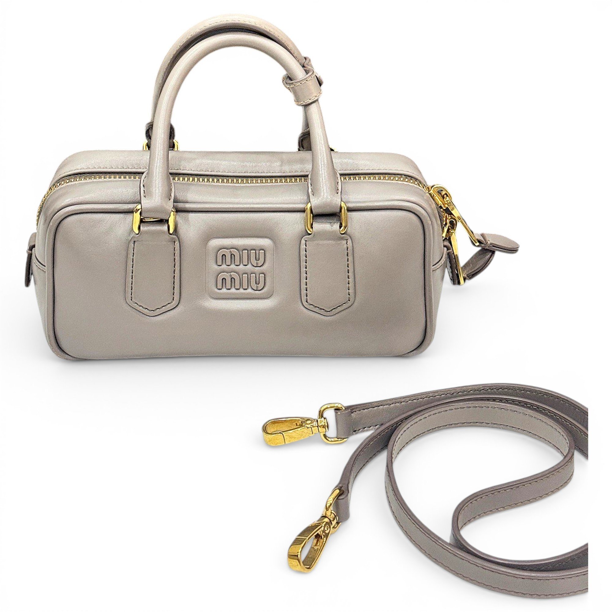 Arcadie leather handbag