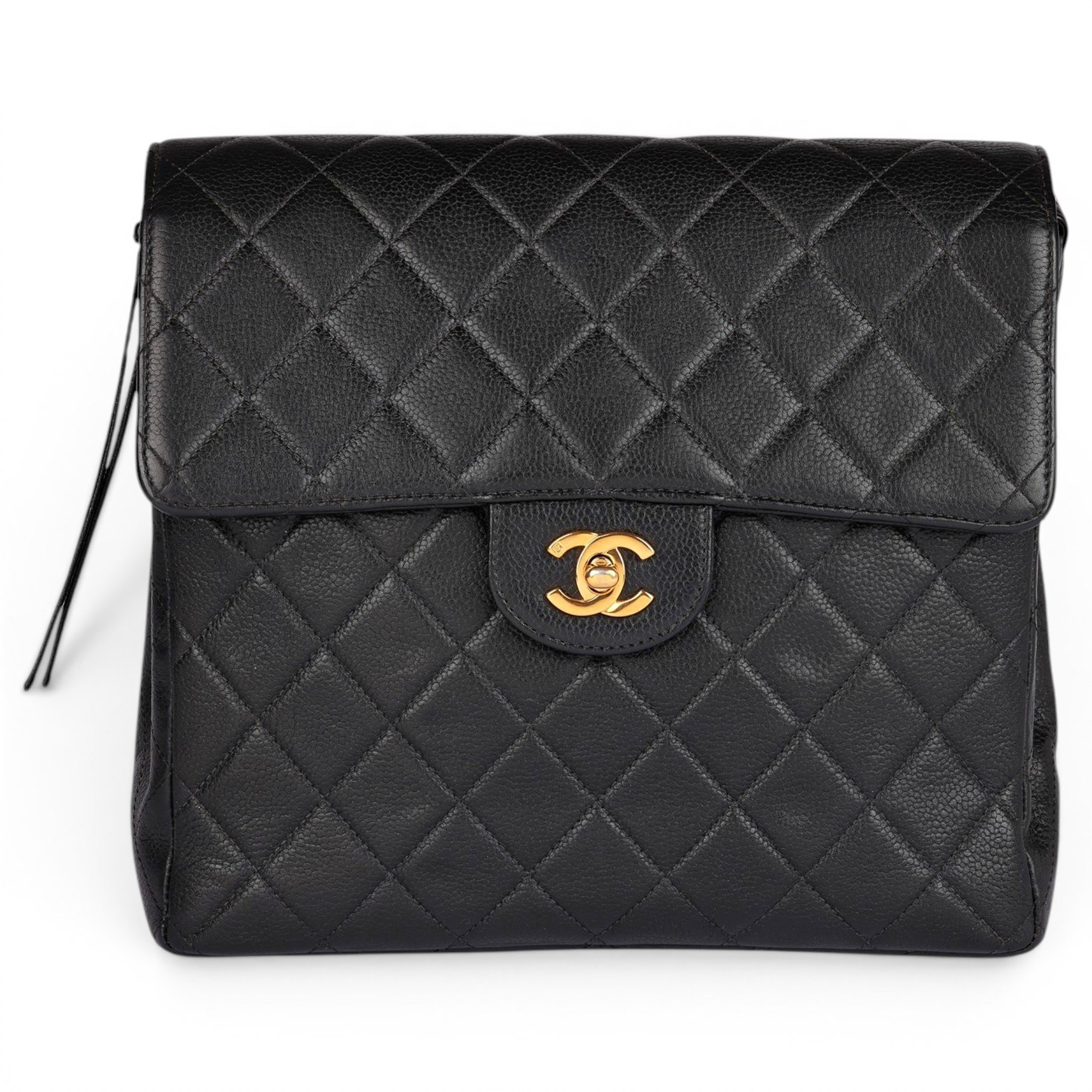 Leather backpack
