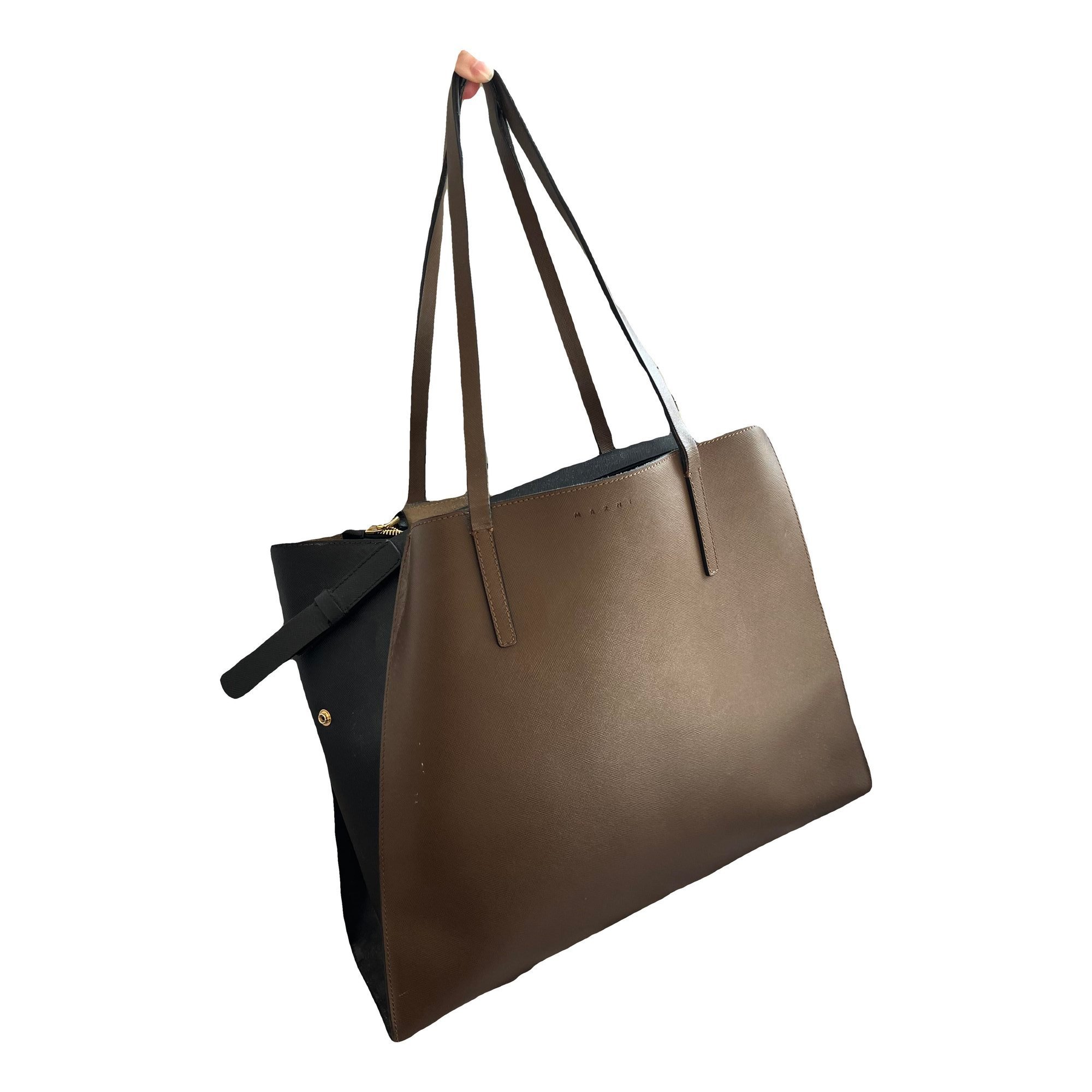 Leather handbag