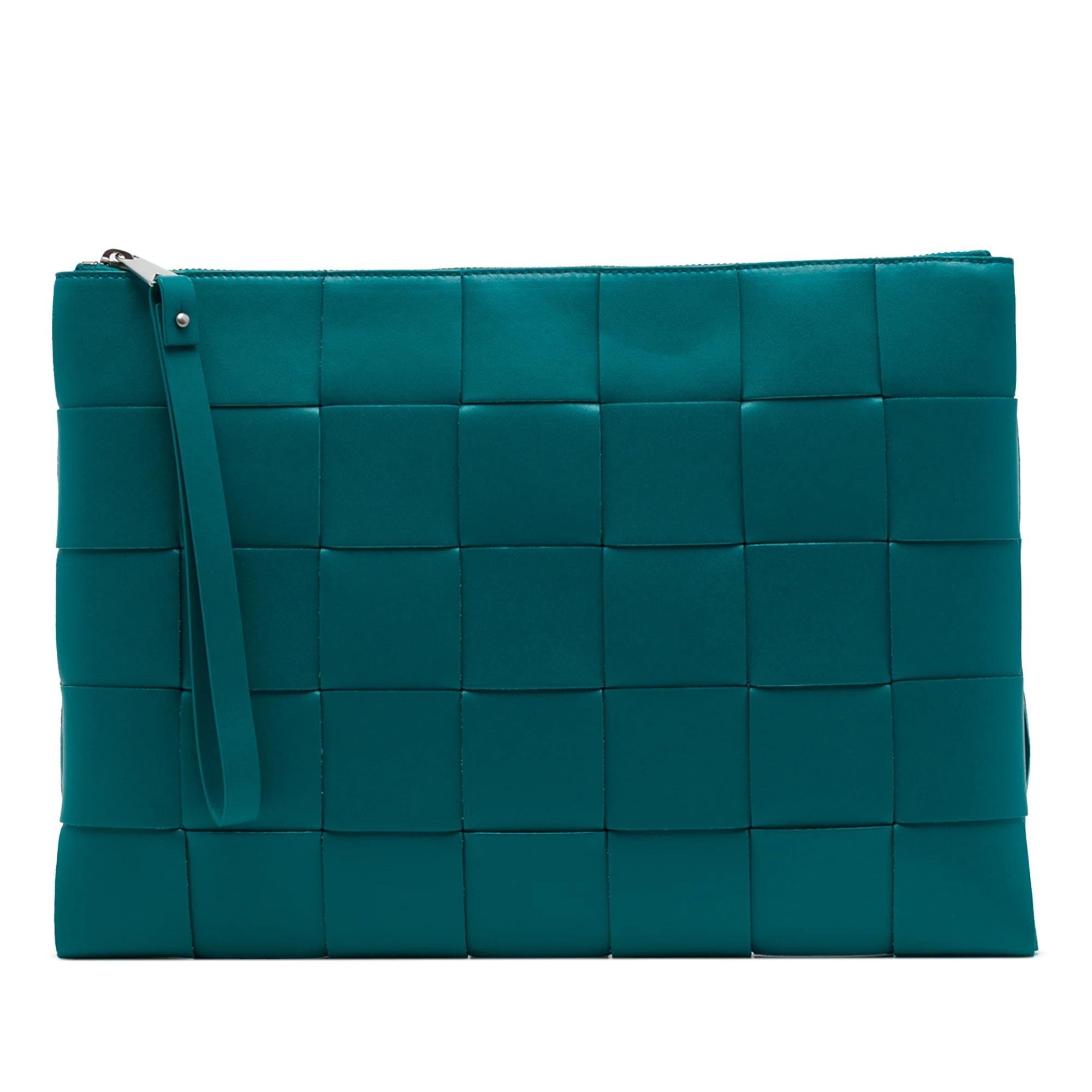 Cassette leather handbag