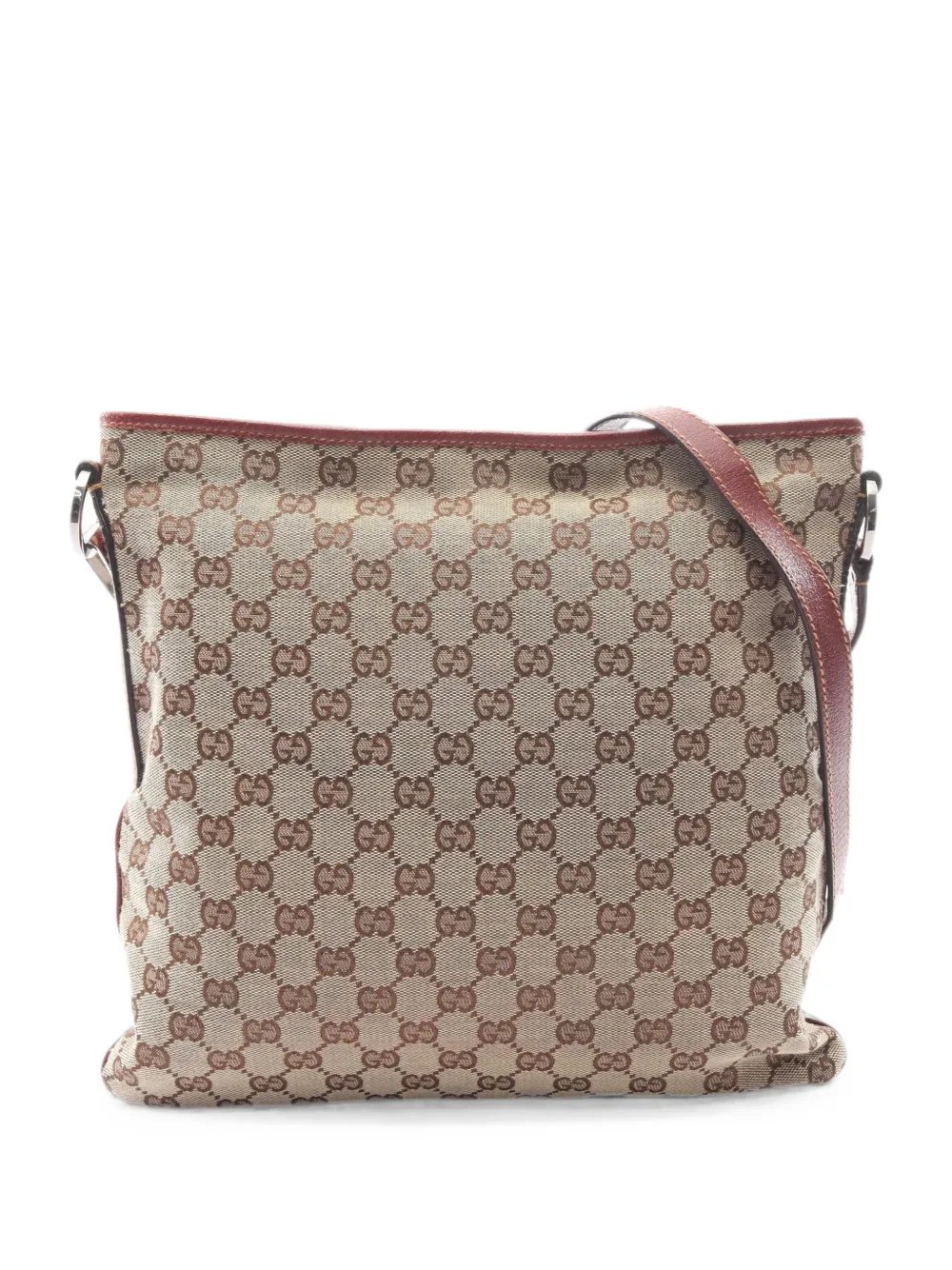 2000s GG canvas shoulder bag