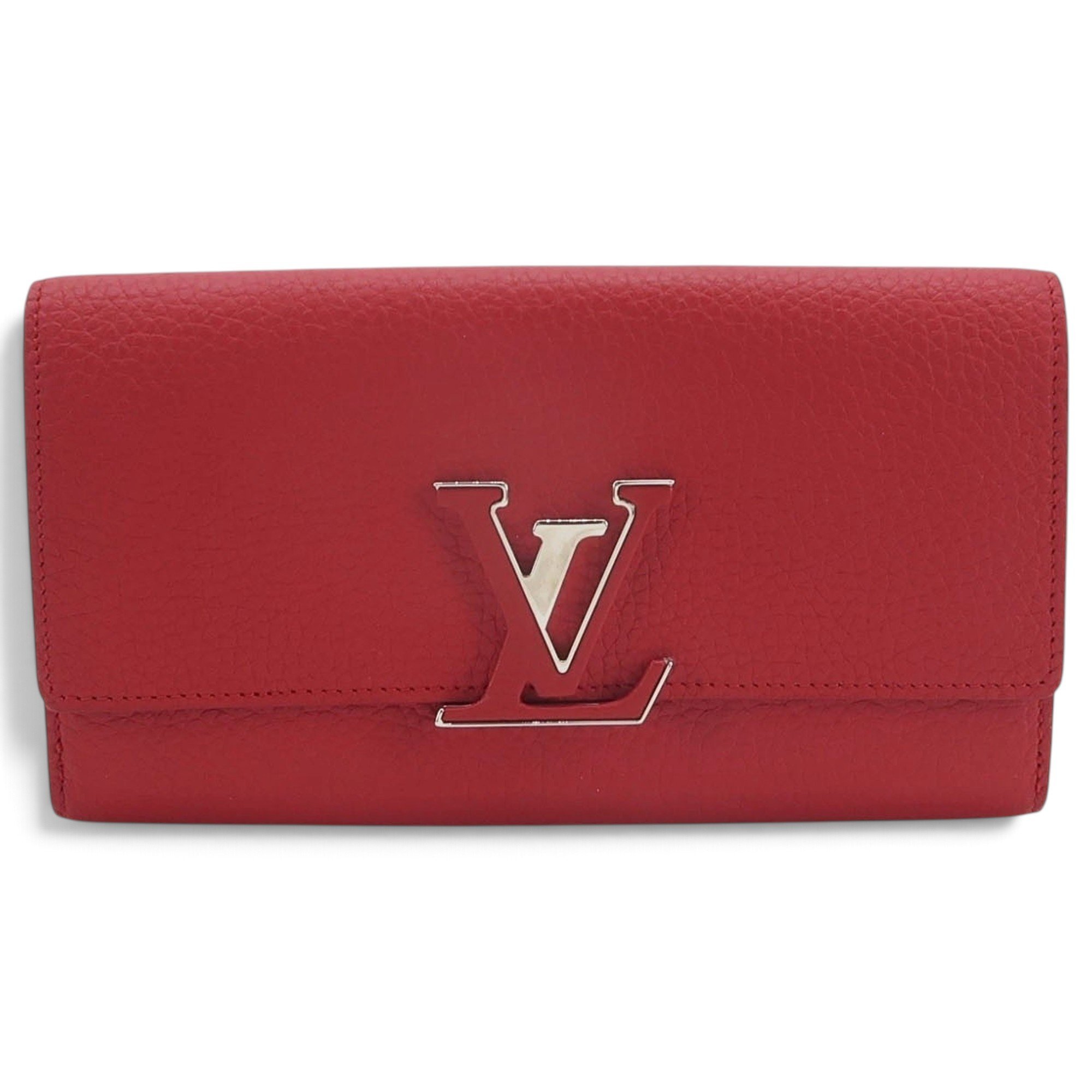 Leather clutch bag