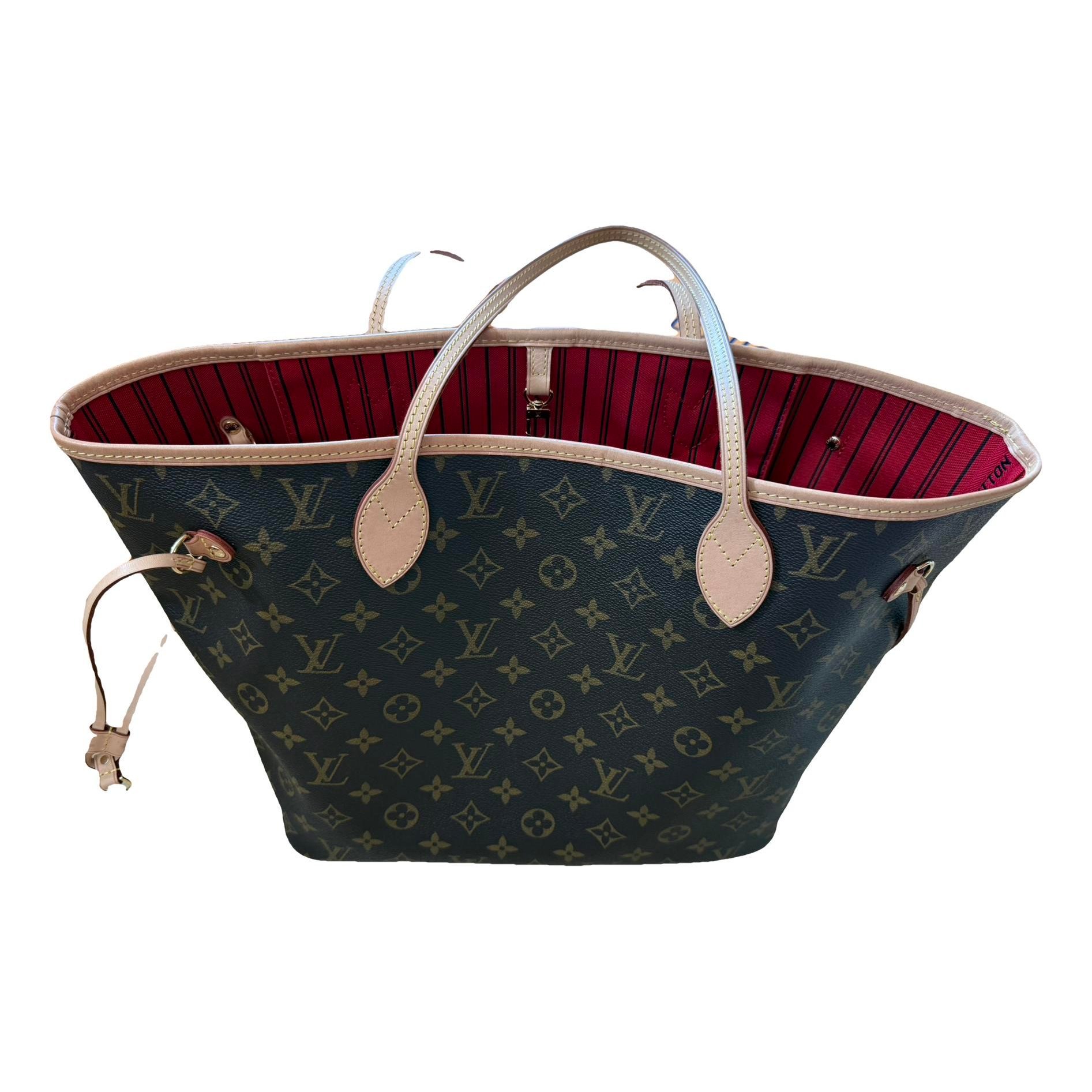 Neverfull leather tote
