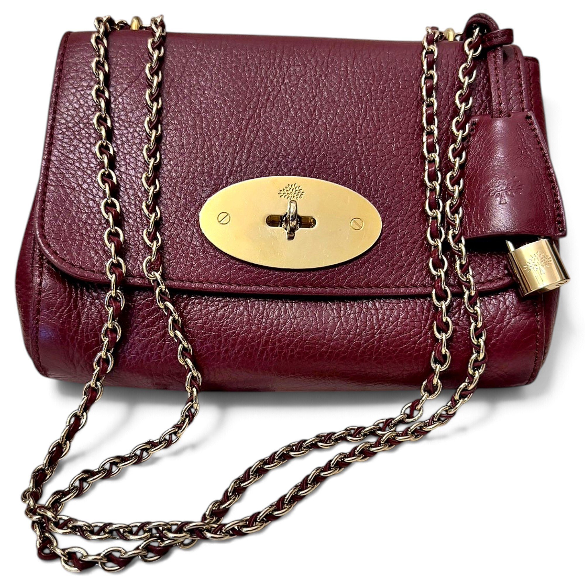 Lily leather handbag