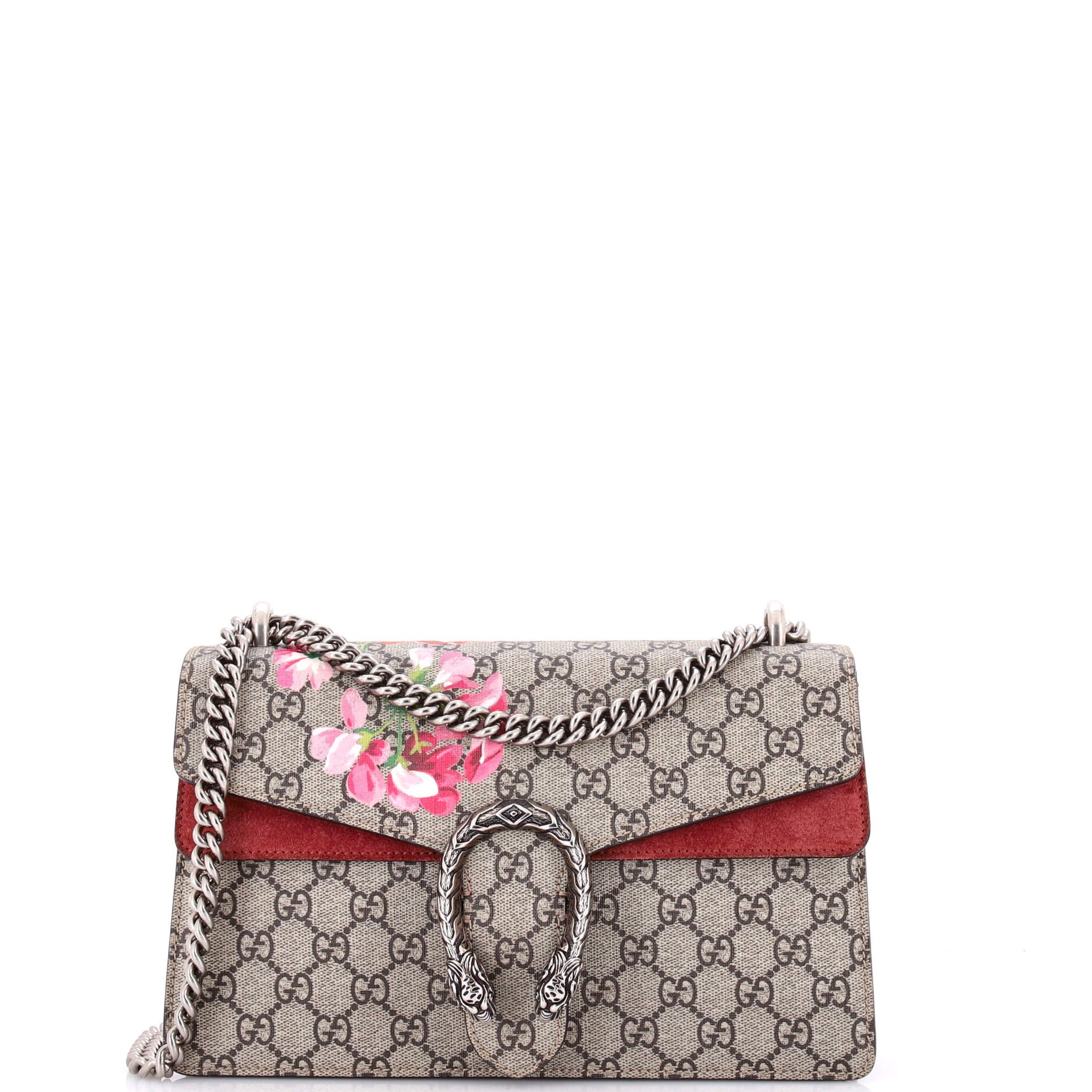 Gucci Dionysus Bag Blooms Print GG Coated Canvas Small
