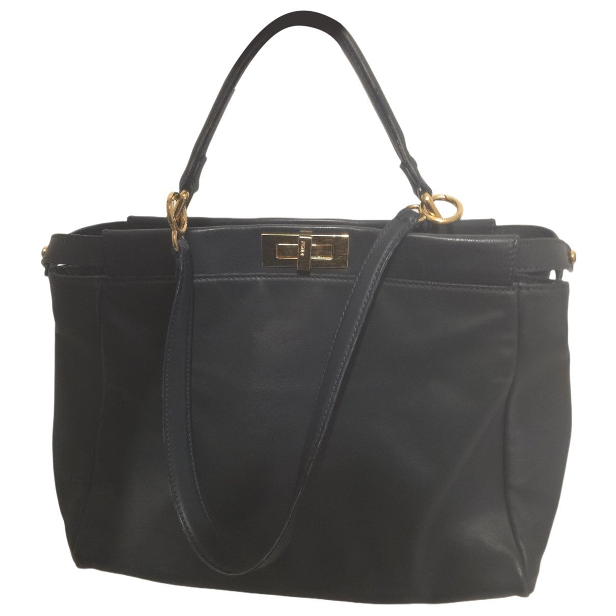 Peekaboo leather handbag