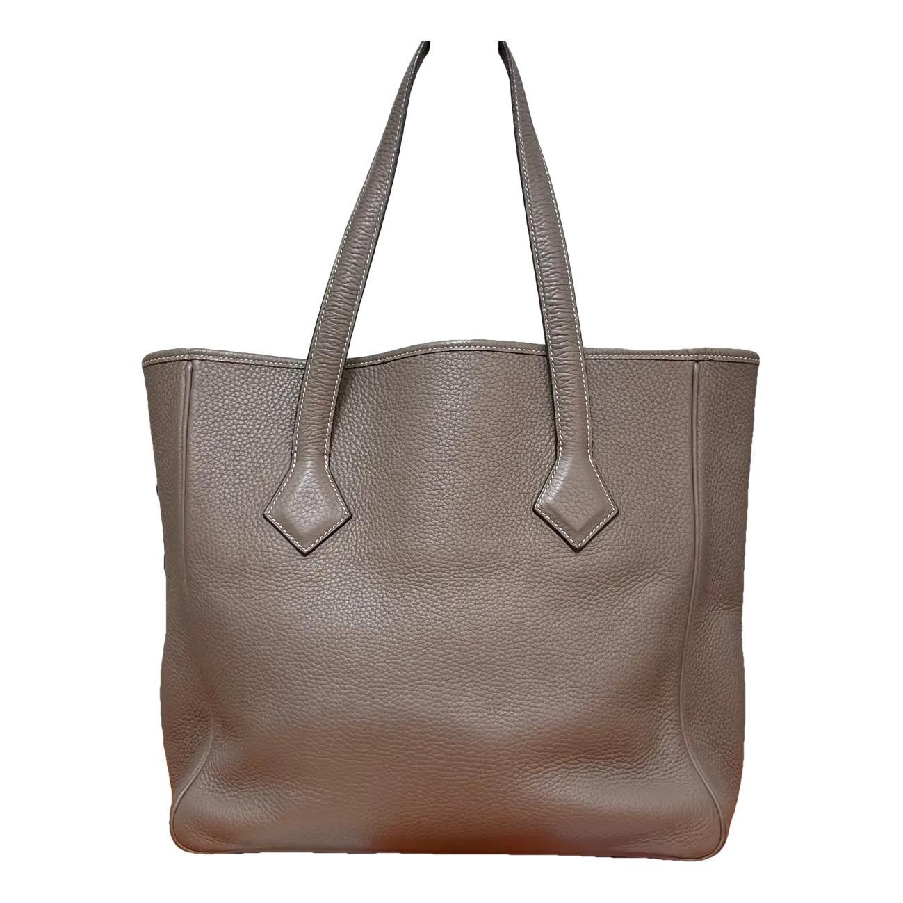 Hermes Victoria leather handbag