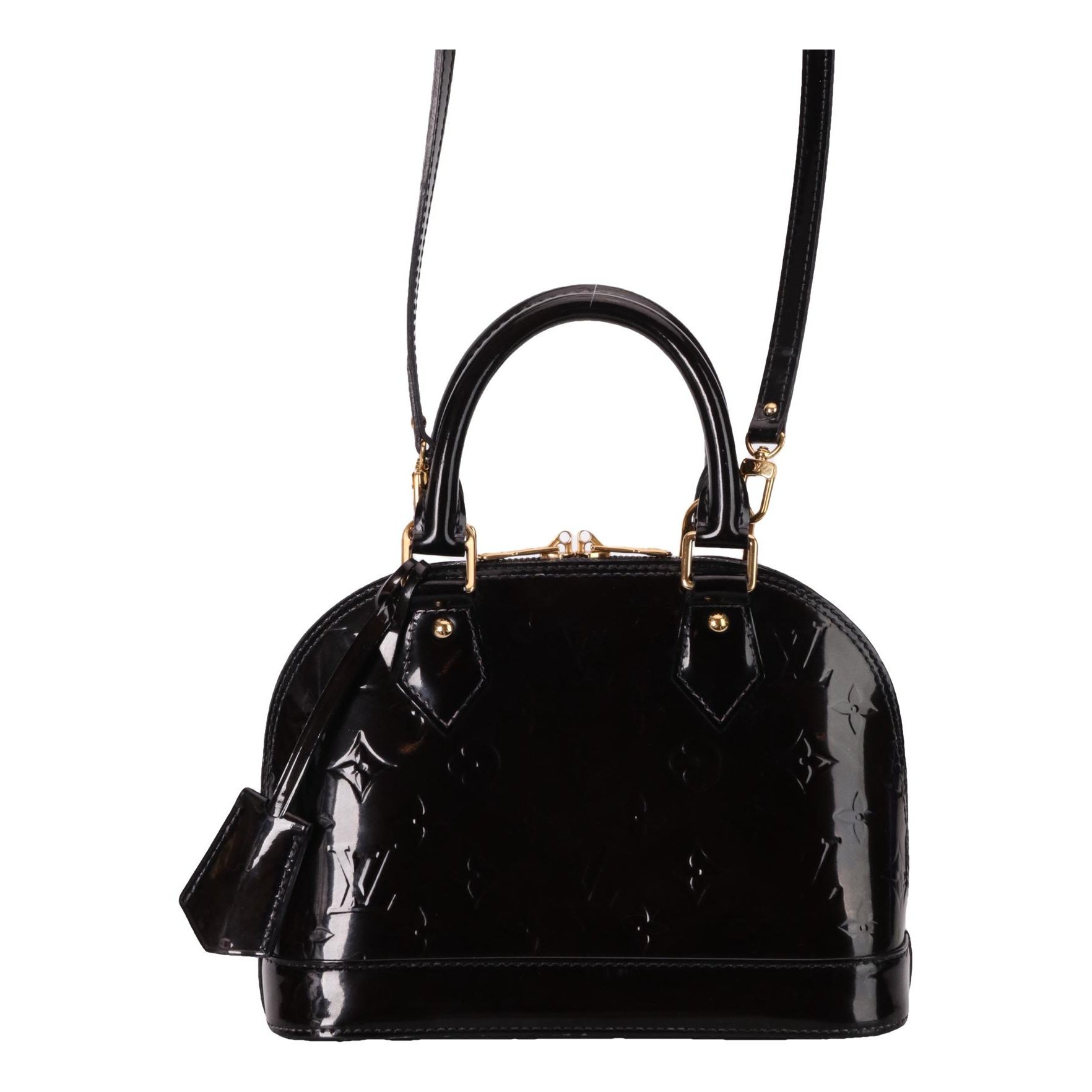 Alma BB patent leather tote