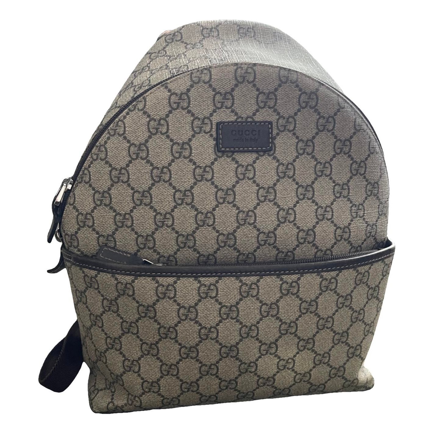 Leather backpack