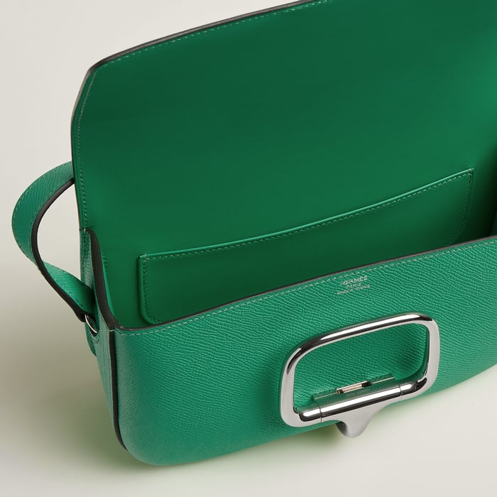 Vert Vertigo Hermès Della Cavalleria Elan Bag