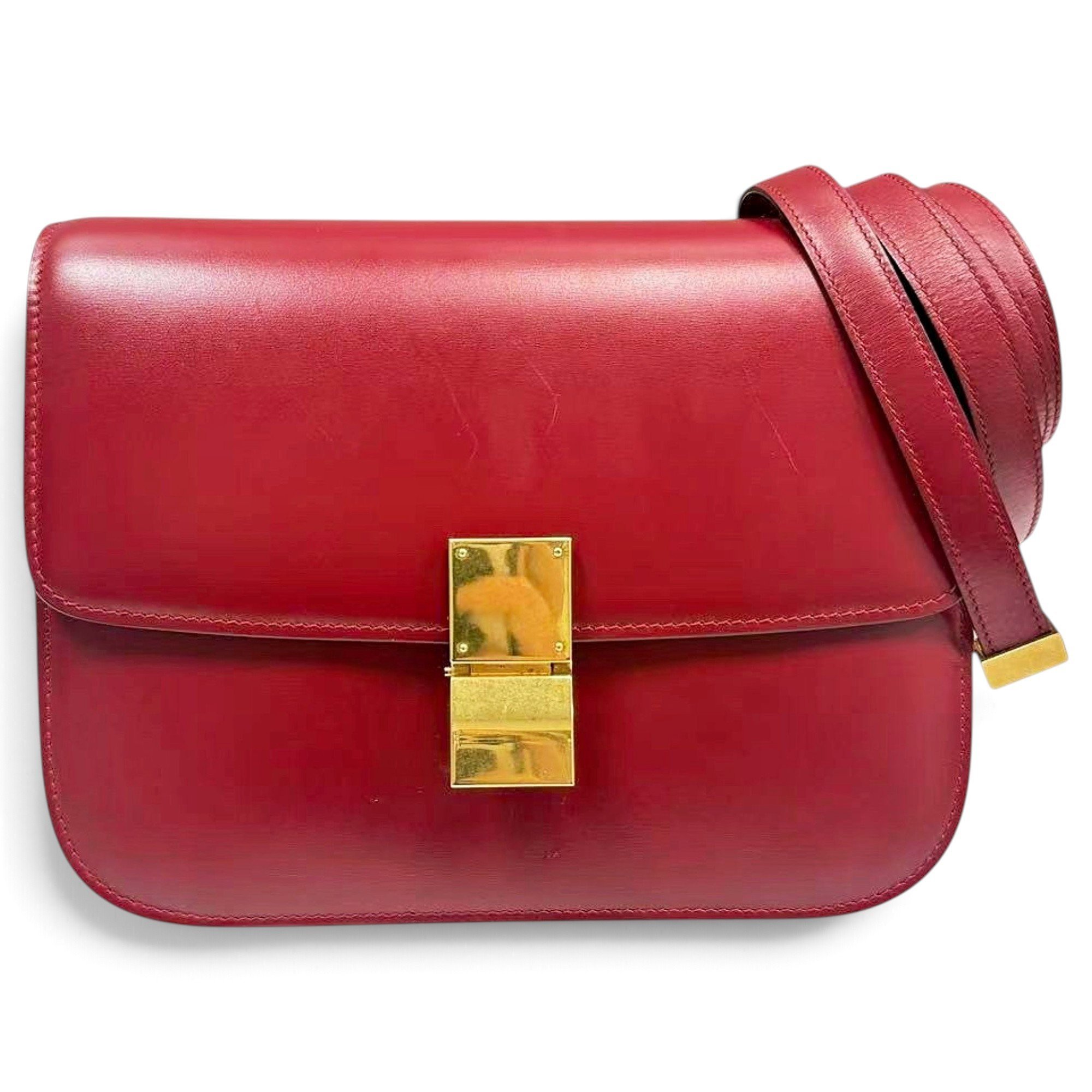 Classic leather handbag