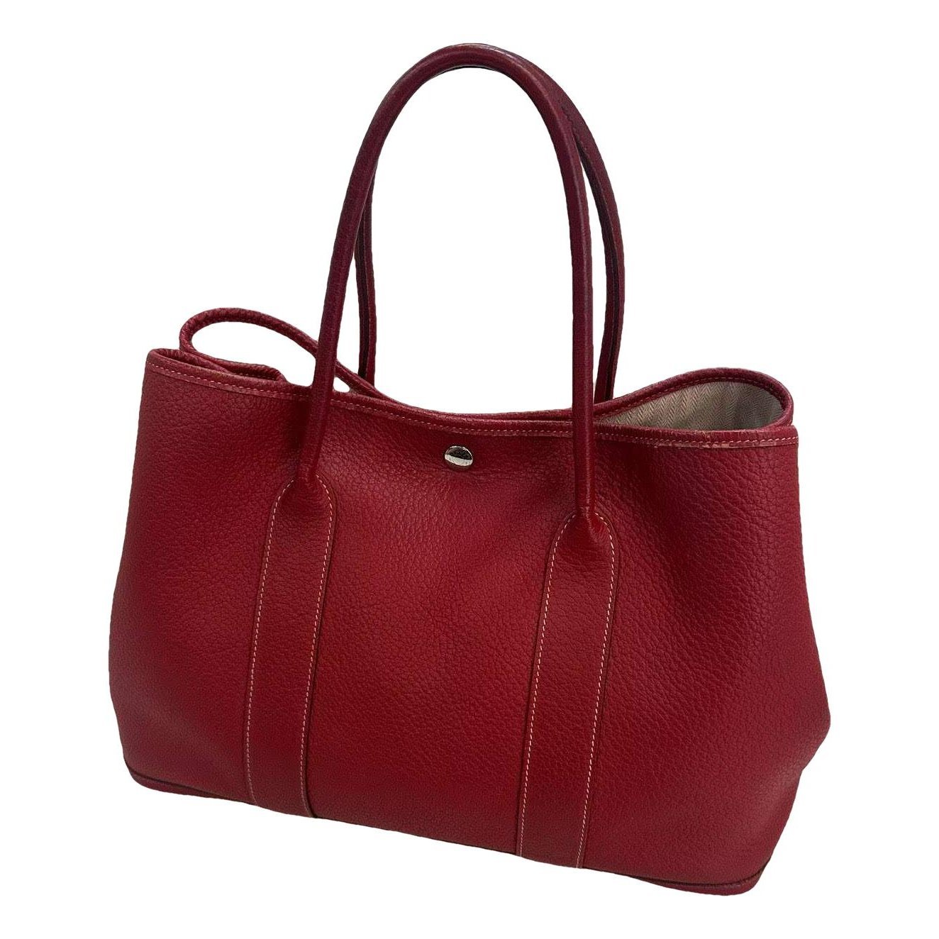 Garden Party leather handbag