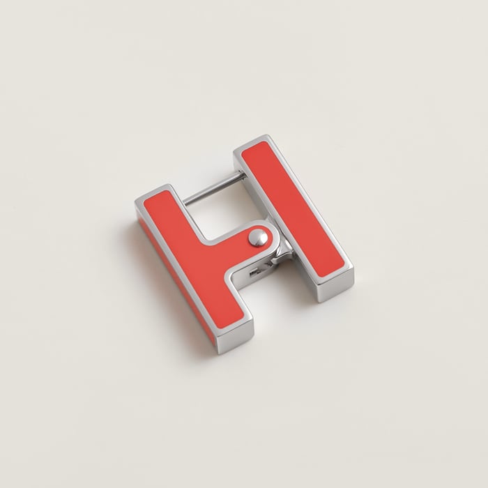 Orange Field Habascule Single Earring