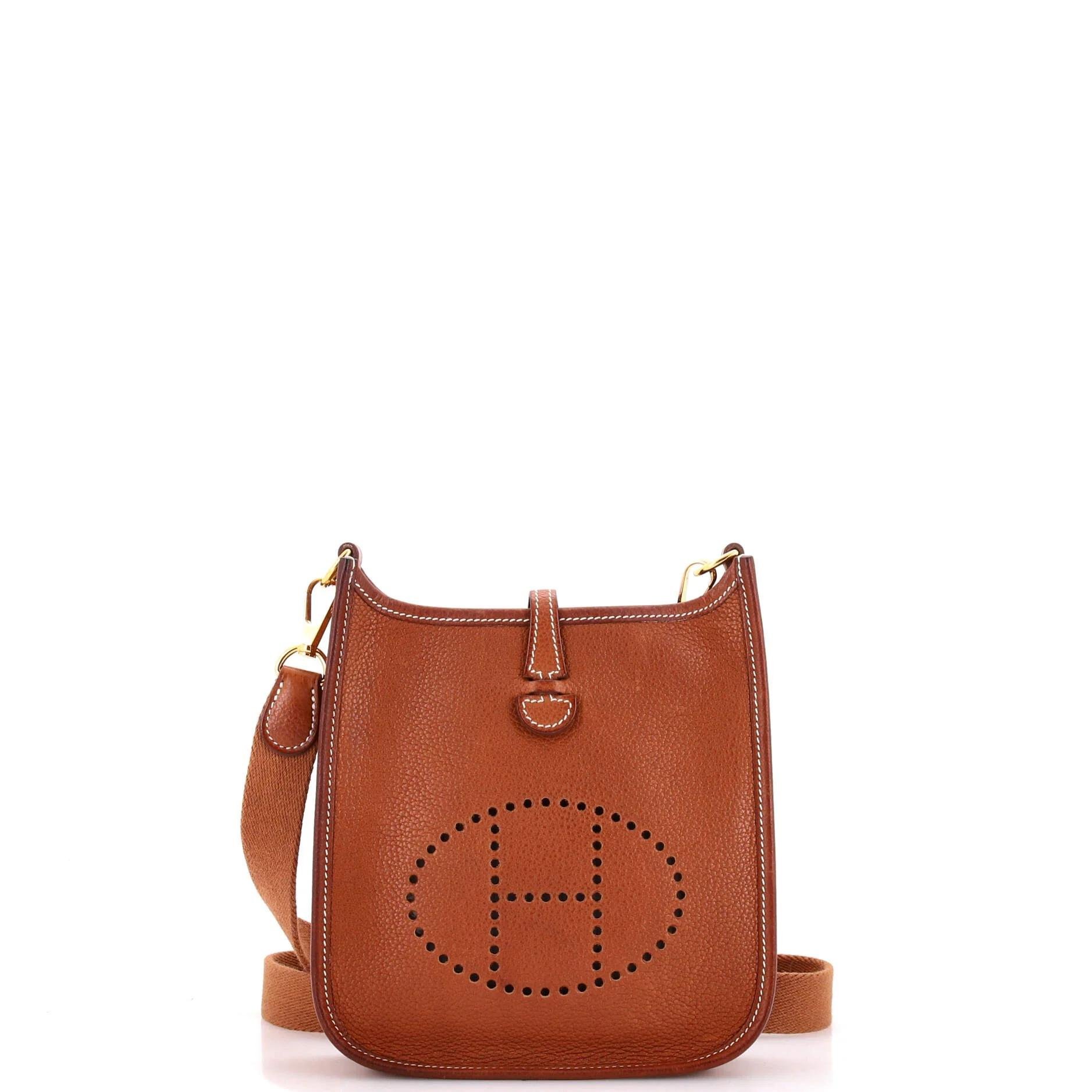Mini Evelyne leather crossbody bag