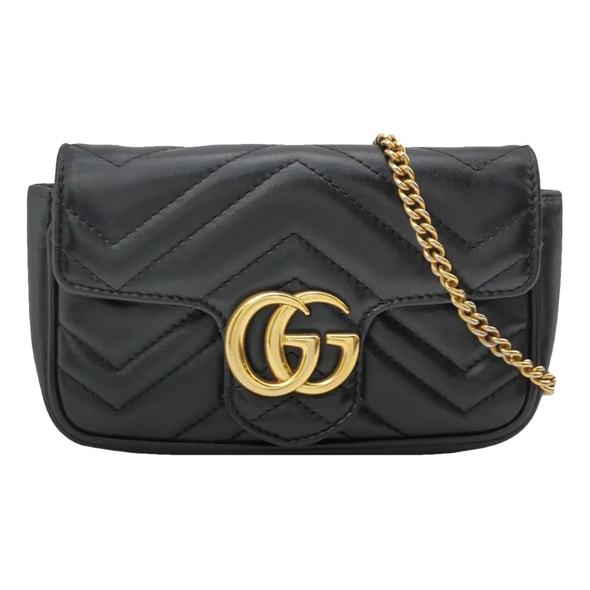 GG Marmont Flap leather crossbody bag