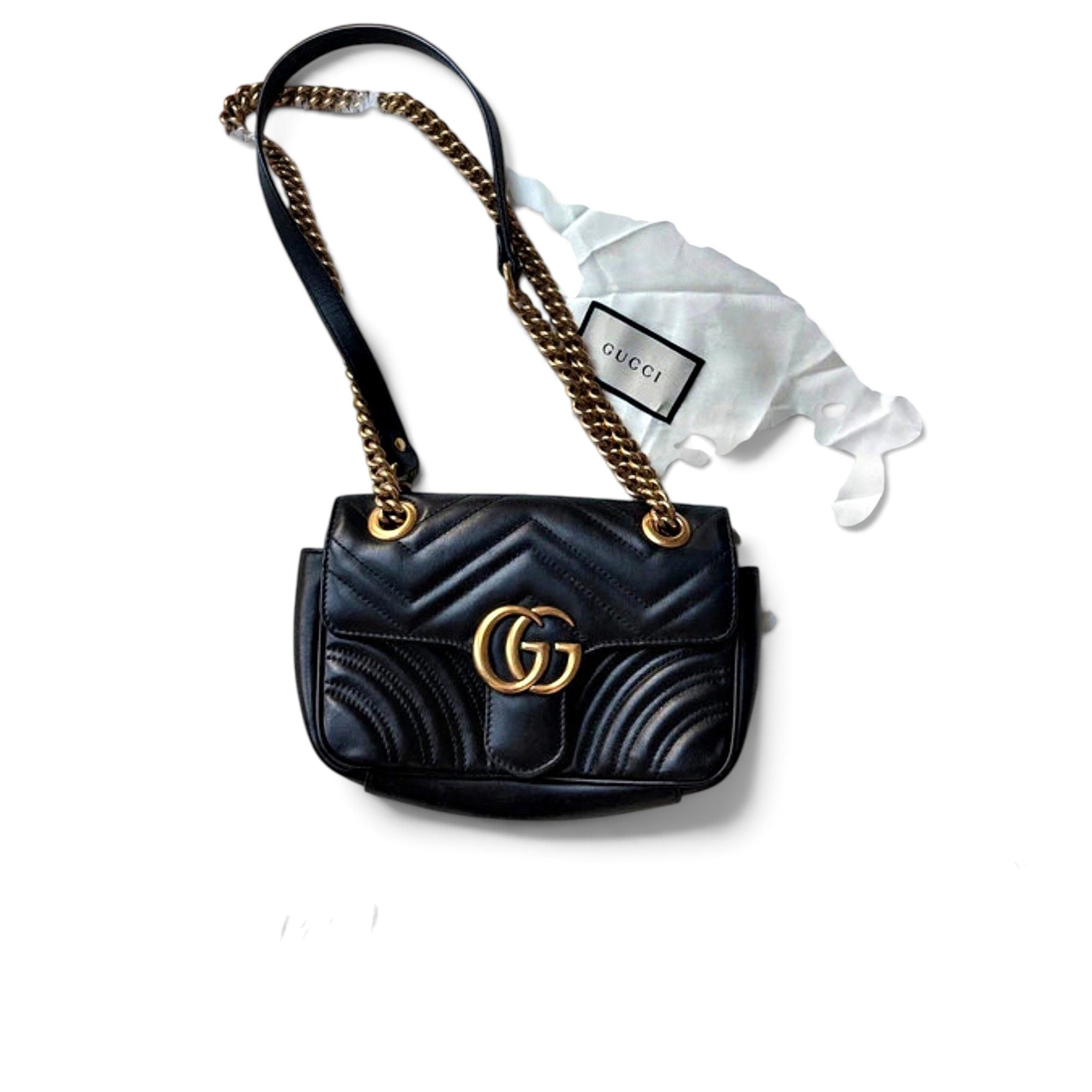 GG Marmont Chain leather handbag