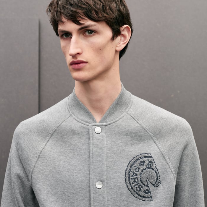 Gris C.d.s. Varsity Jacket
