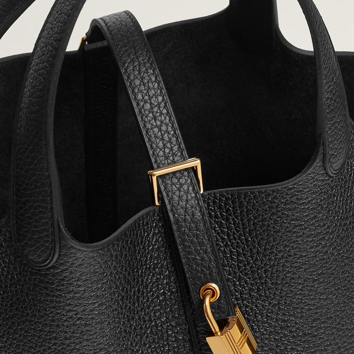 Noir Picotin Lock 18 Bag