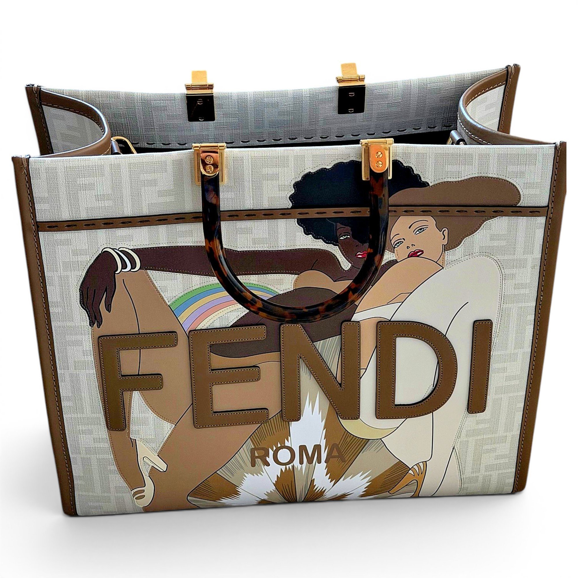 Sunshine leather tote