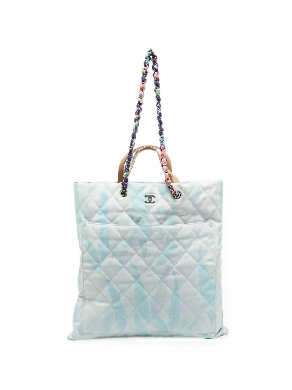 Jungle Jeans quilted tote bag