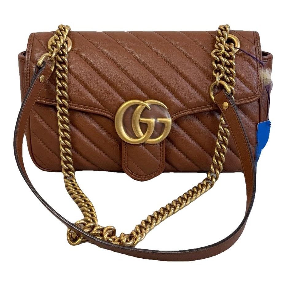 GG Marmont Flap leather handbag