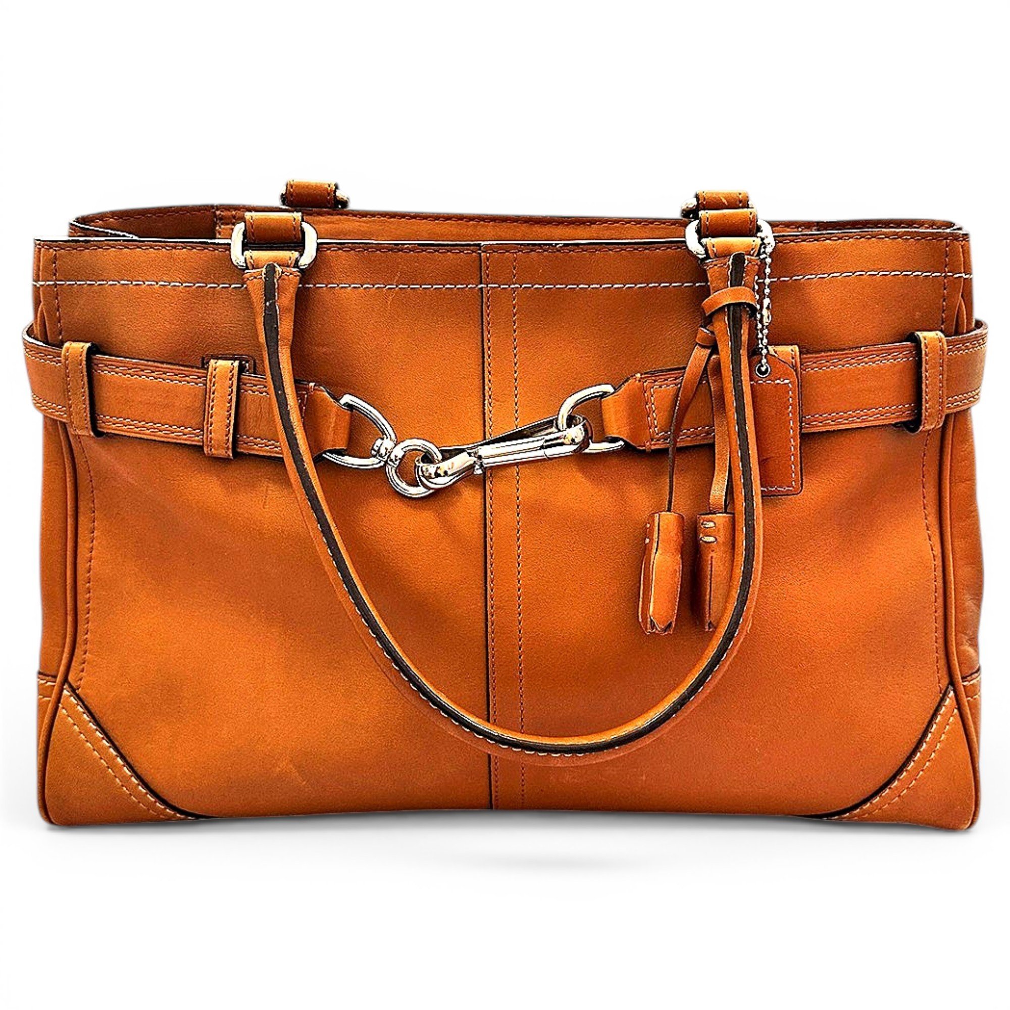 Leather handbag