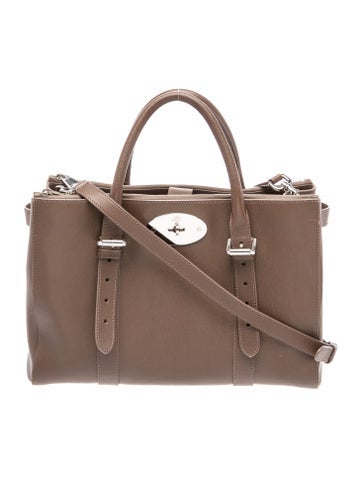 Mulberry Leather Top Handle Bag