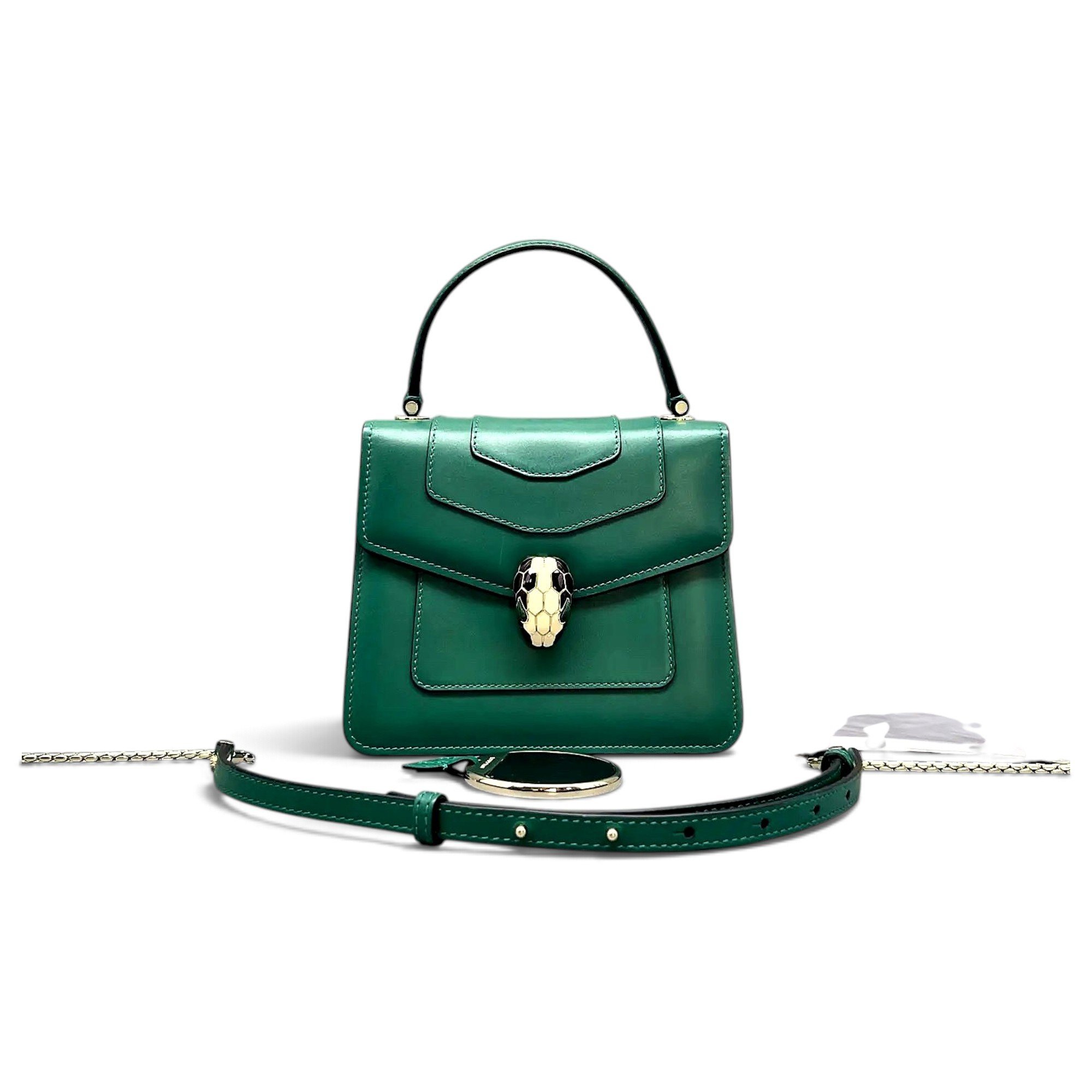 Serpenti leather crossbody bag