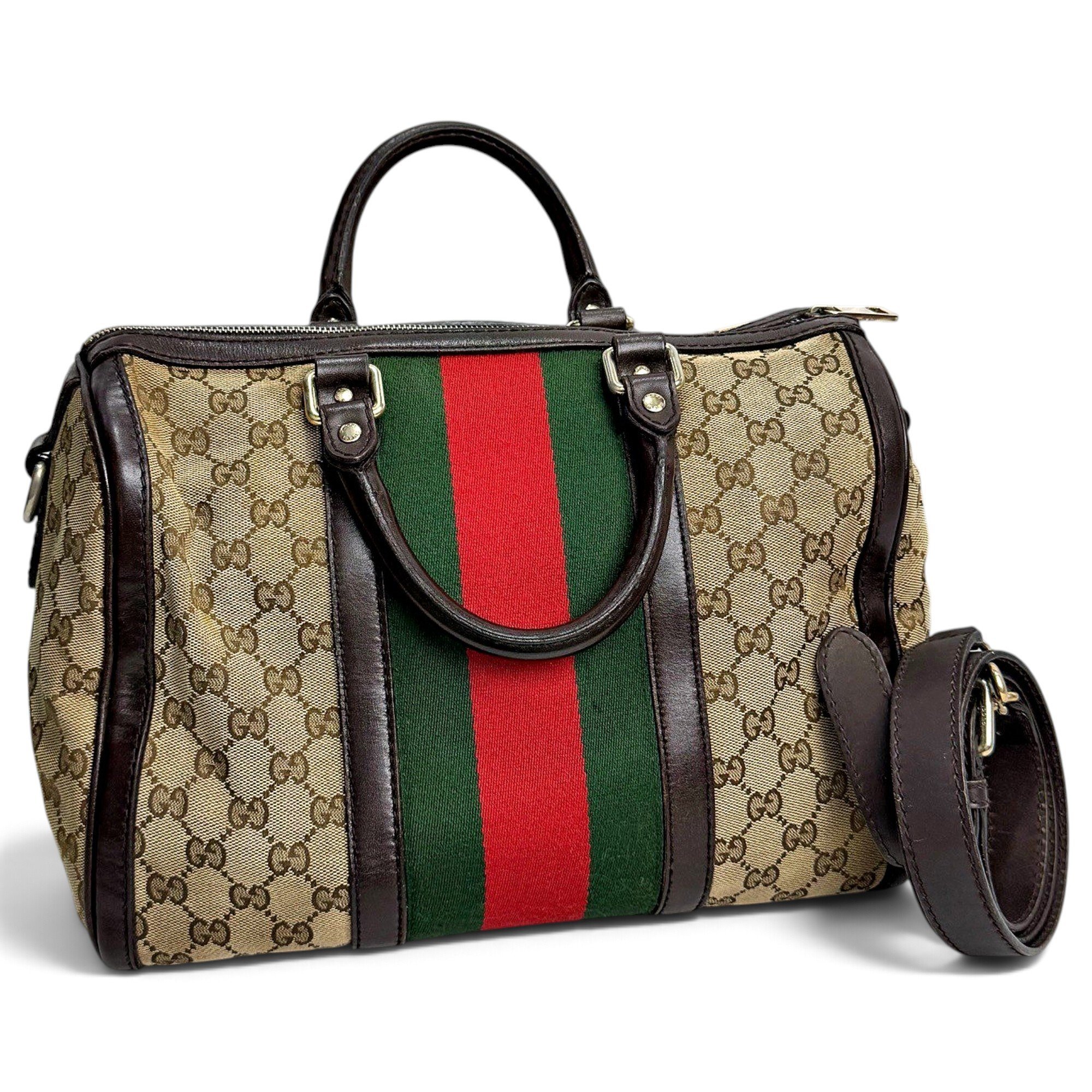 Ophidia Boston cloth handbag