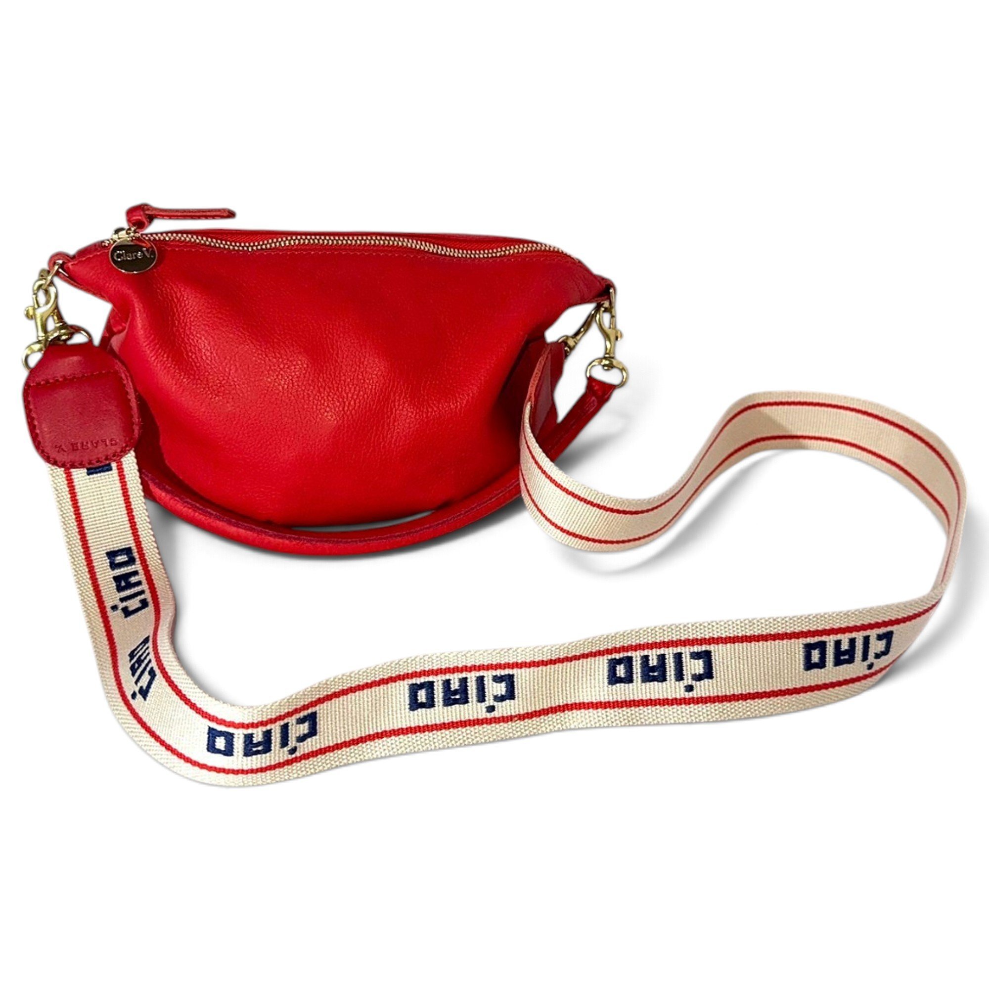 Leather crossbody bag