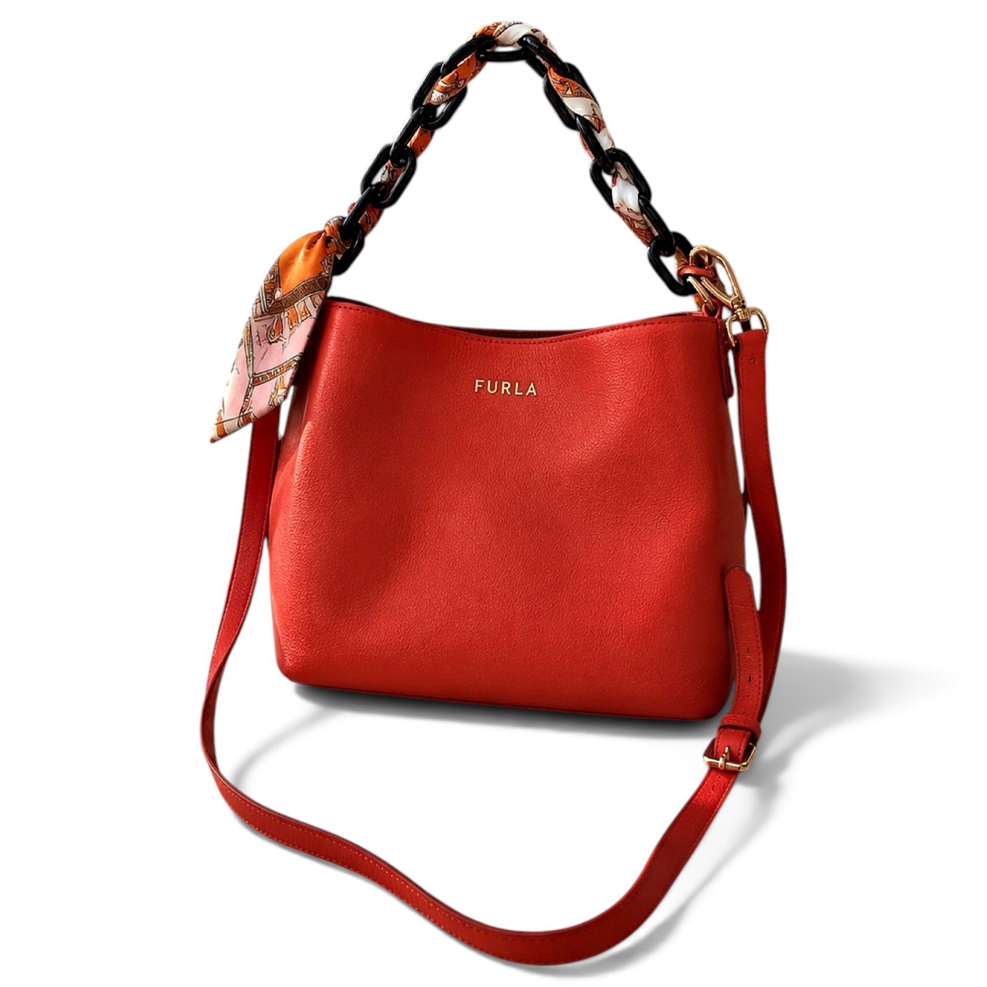 Leather handbag