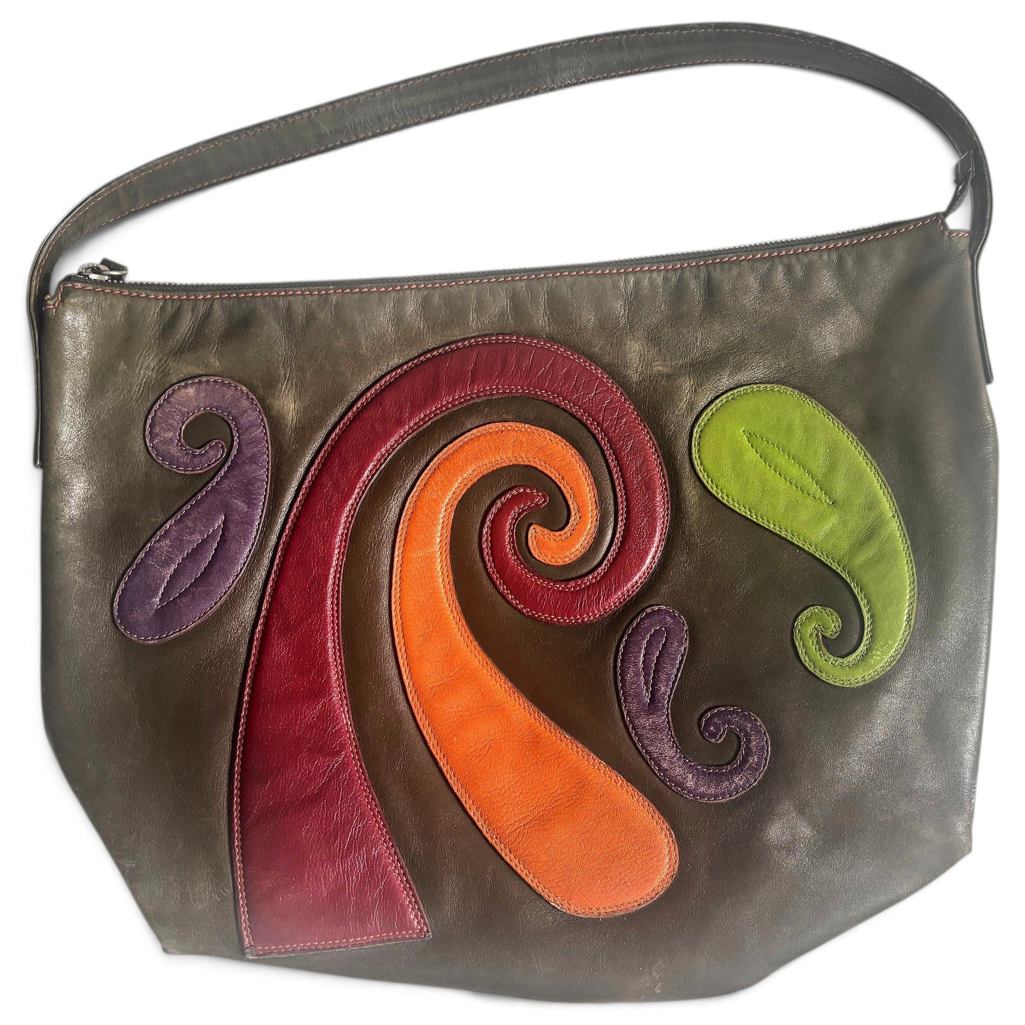 Leather handbag