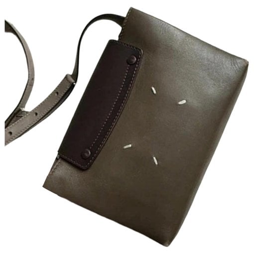 Leather crossbody bag