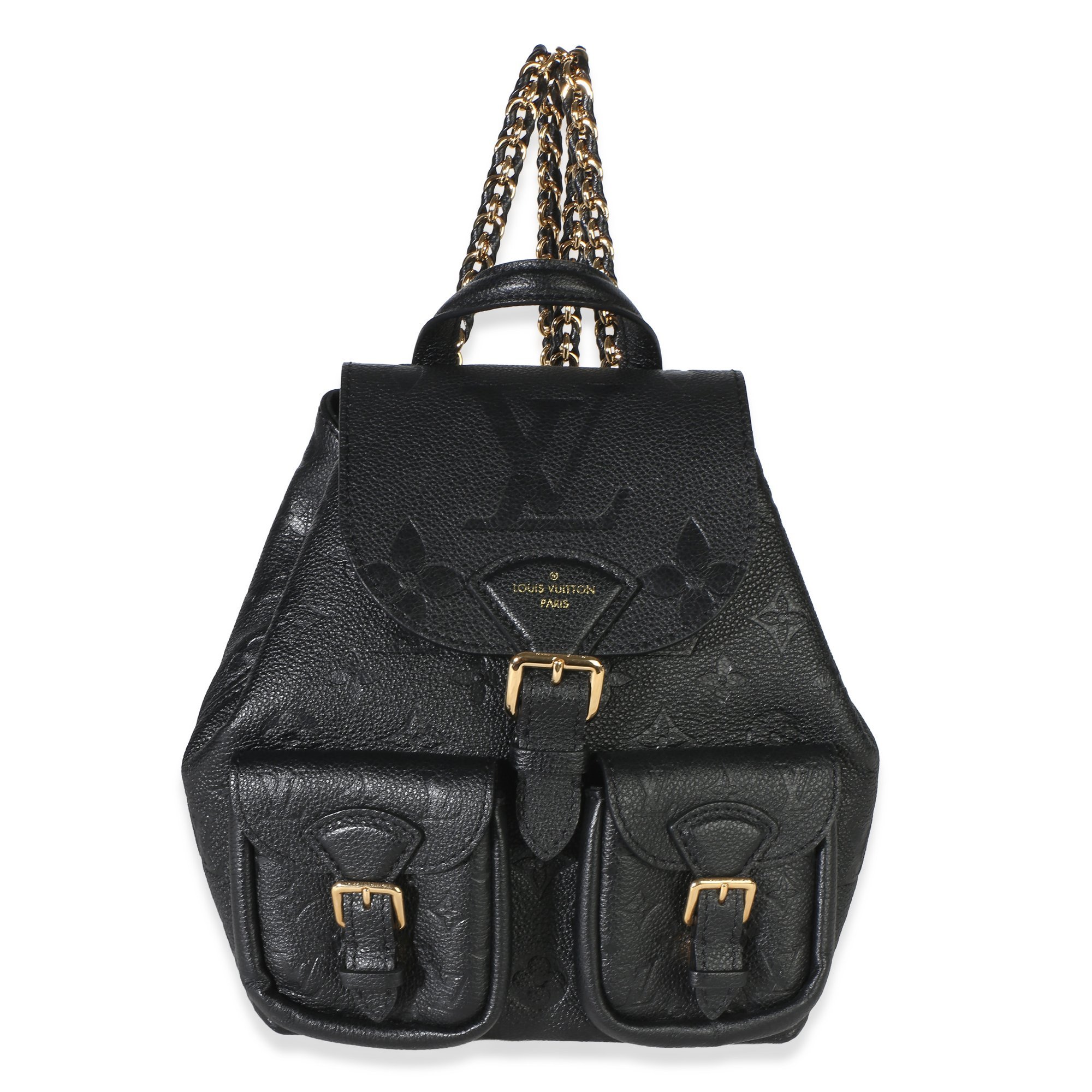 Leather backpack