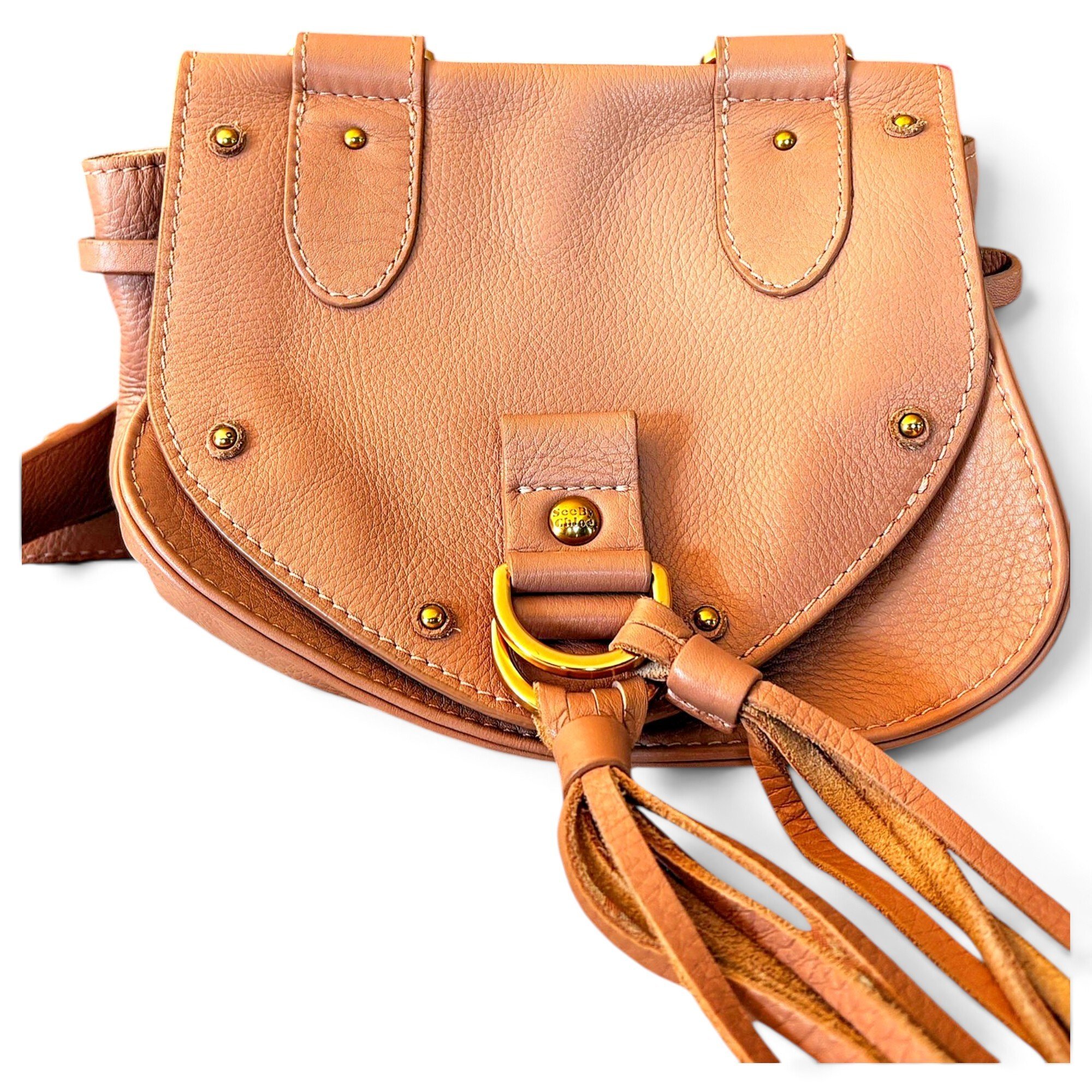 Leather handbag