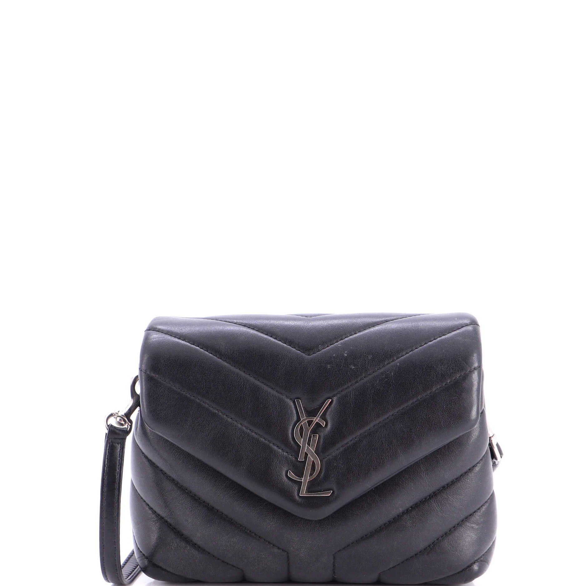 Loulou Shoulder Bag Matelasse Chevron Leather Toy