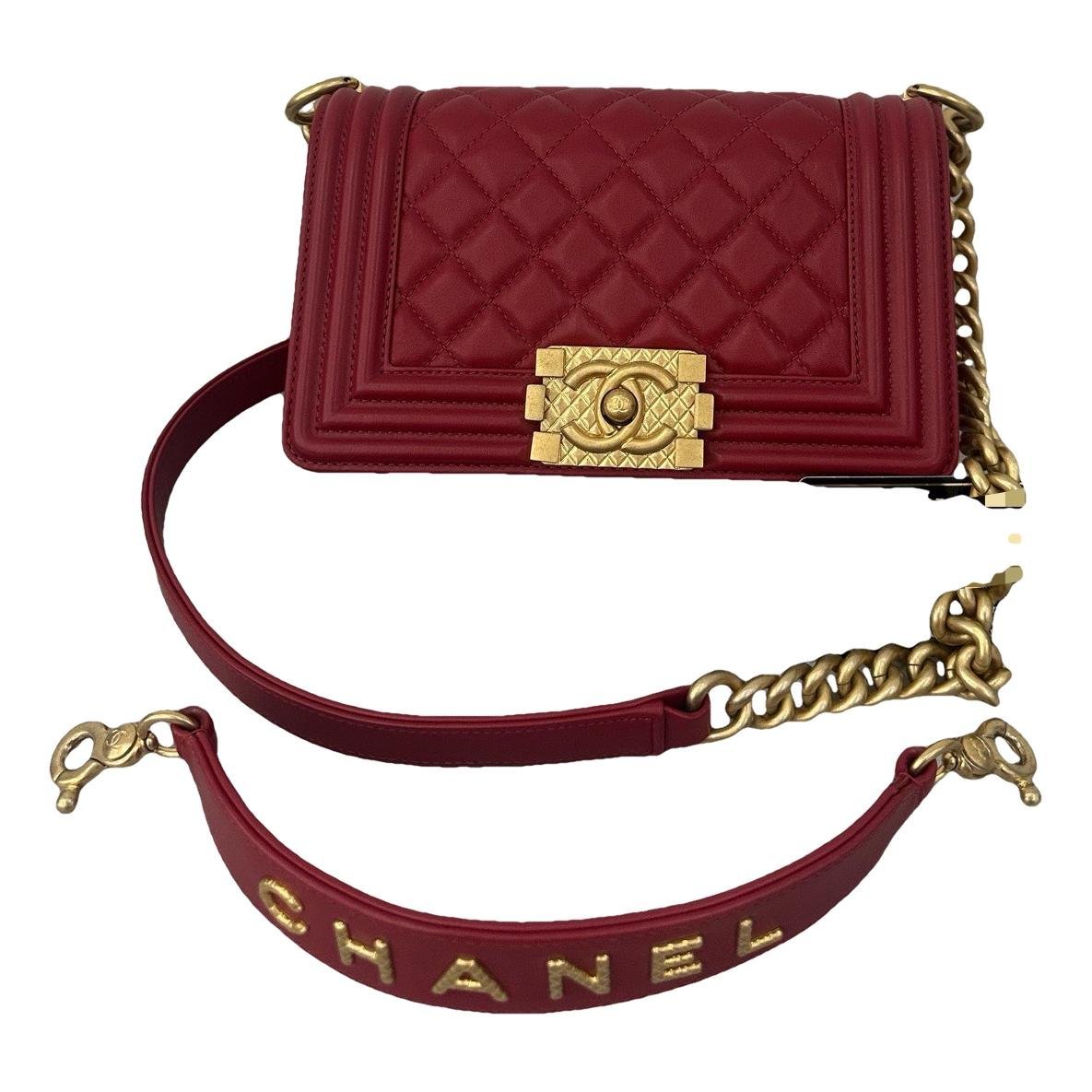 Boy leather crossbody bag