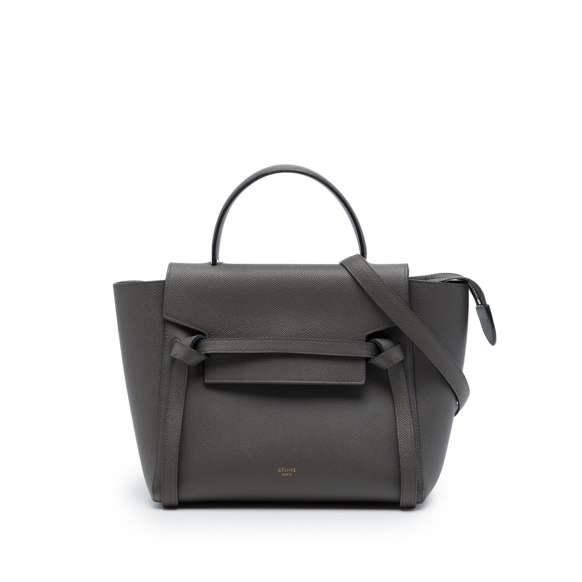 Belt pony-style calfskin handbag