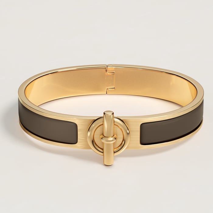 Gris Étain Mat Clic Glenan Bracelet